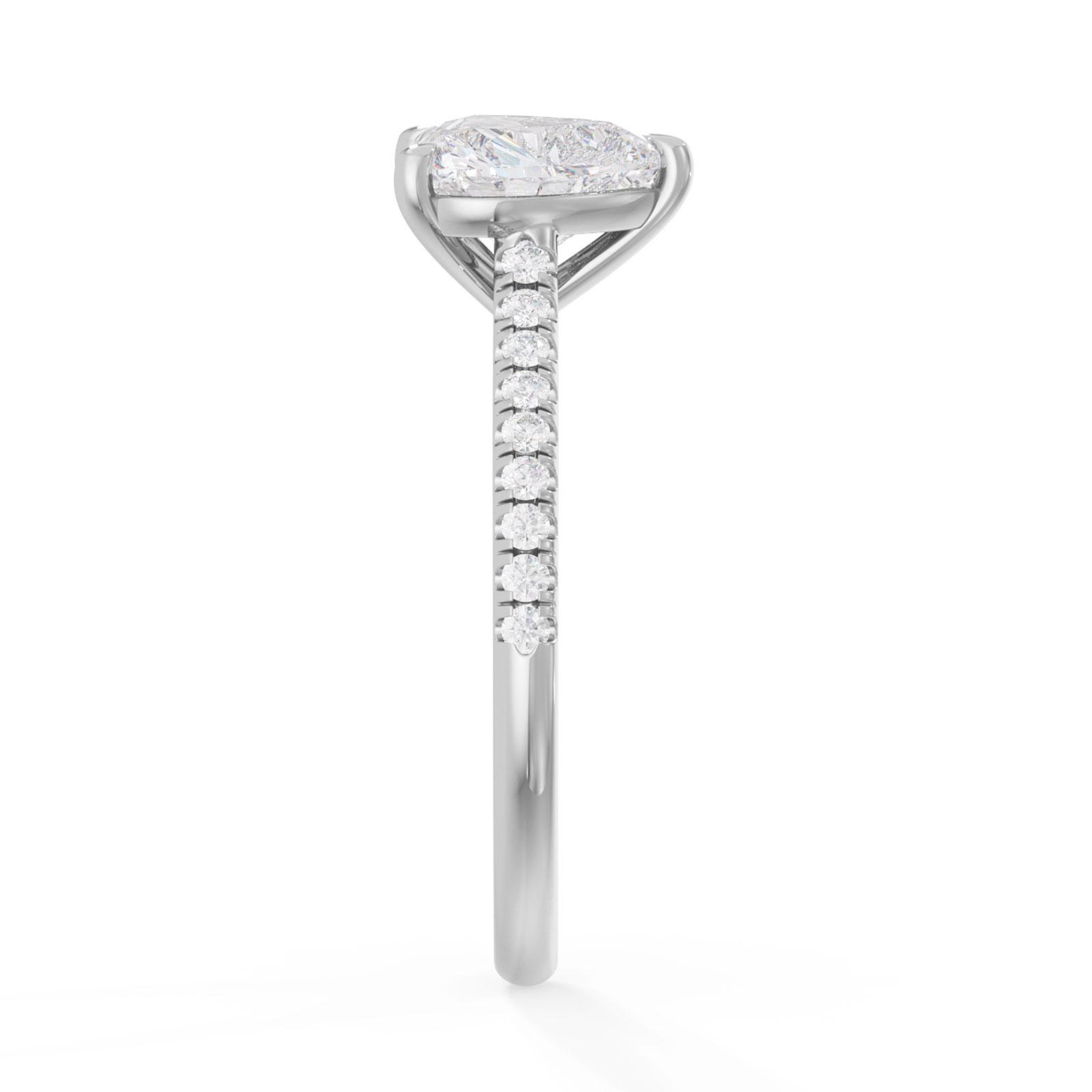 Presley in 18k White Gold — view 4
