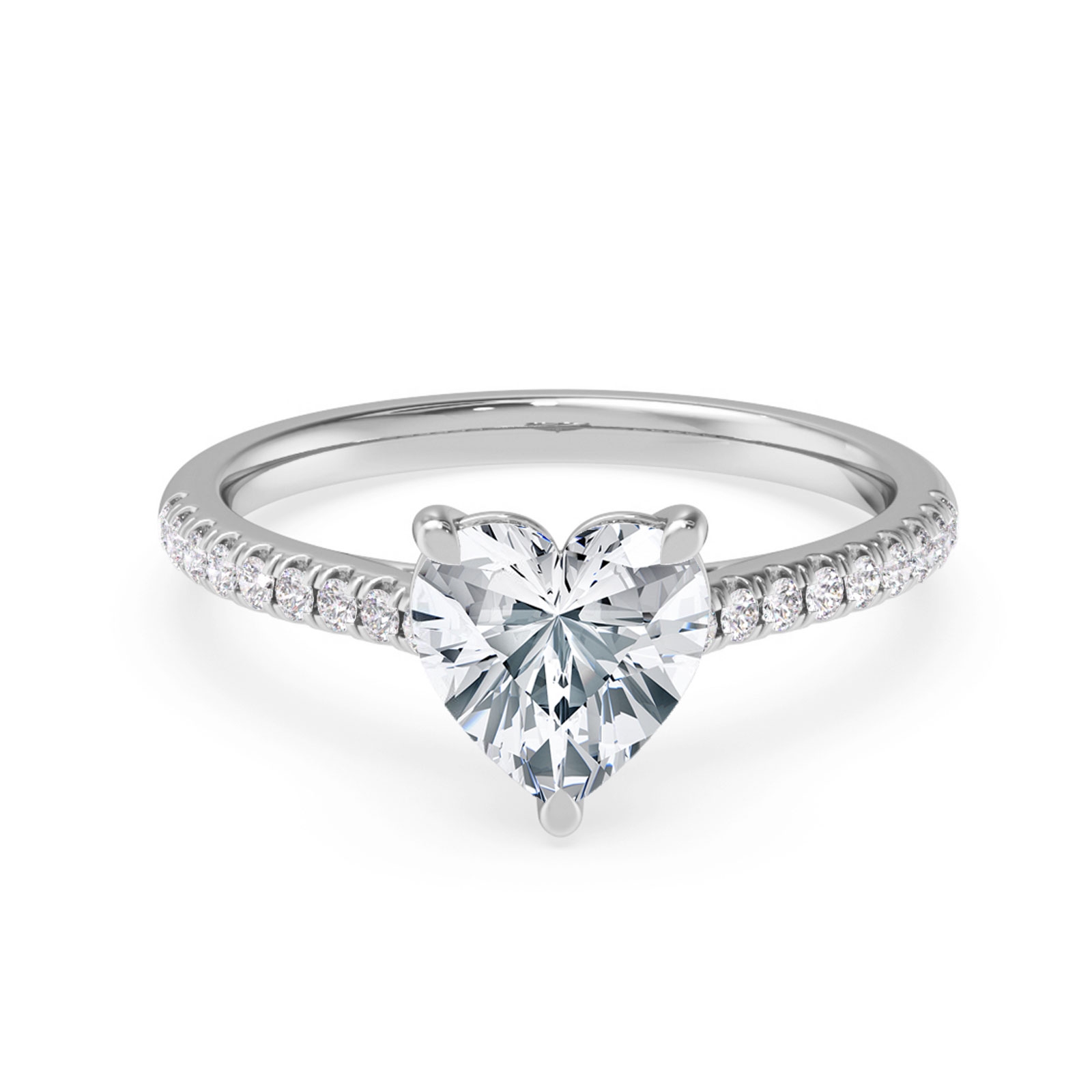 Presley in 18k White Gold