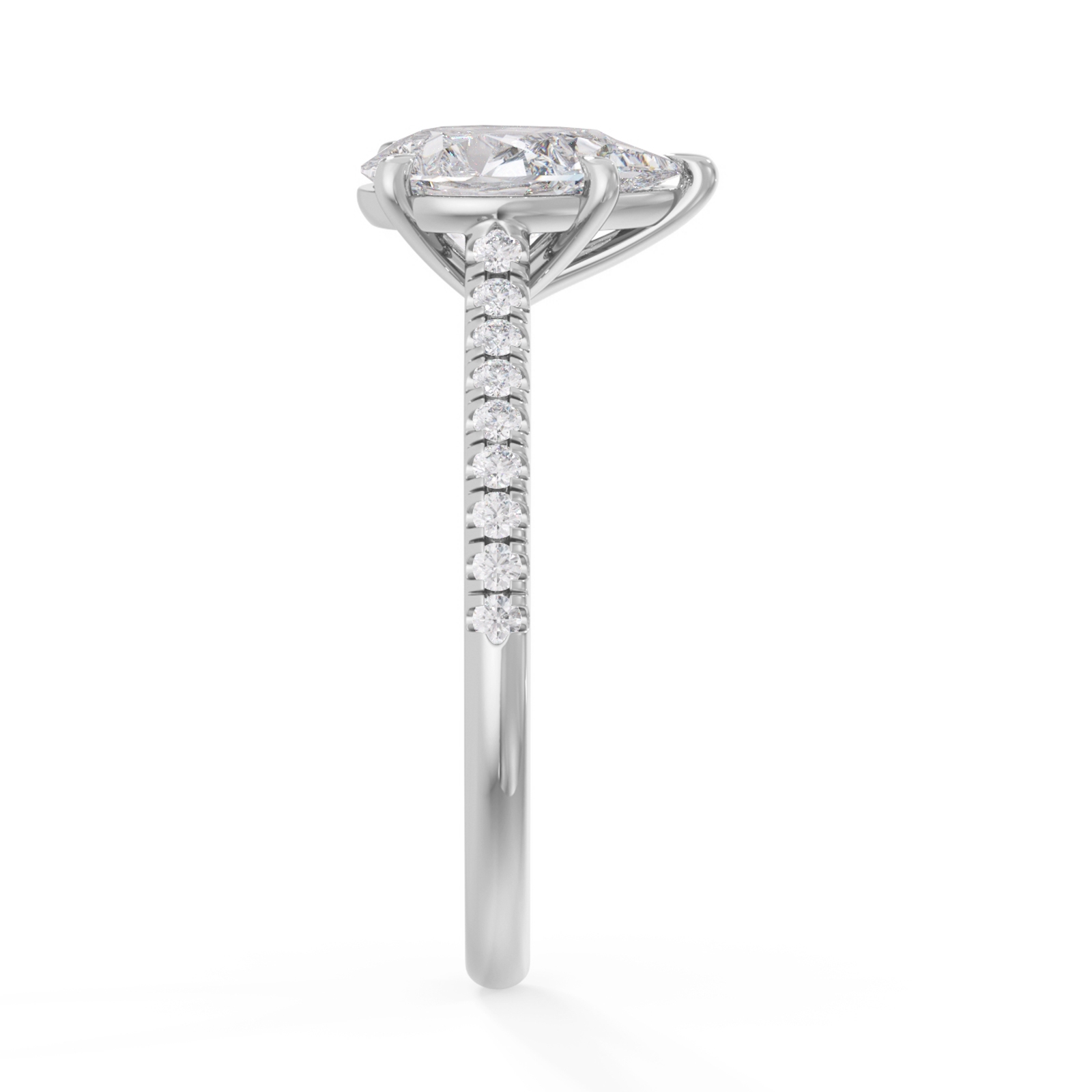 Nigella in 18k White Gold — view 4