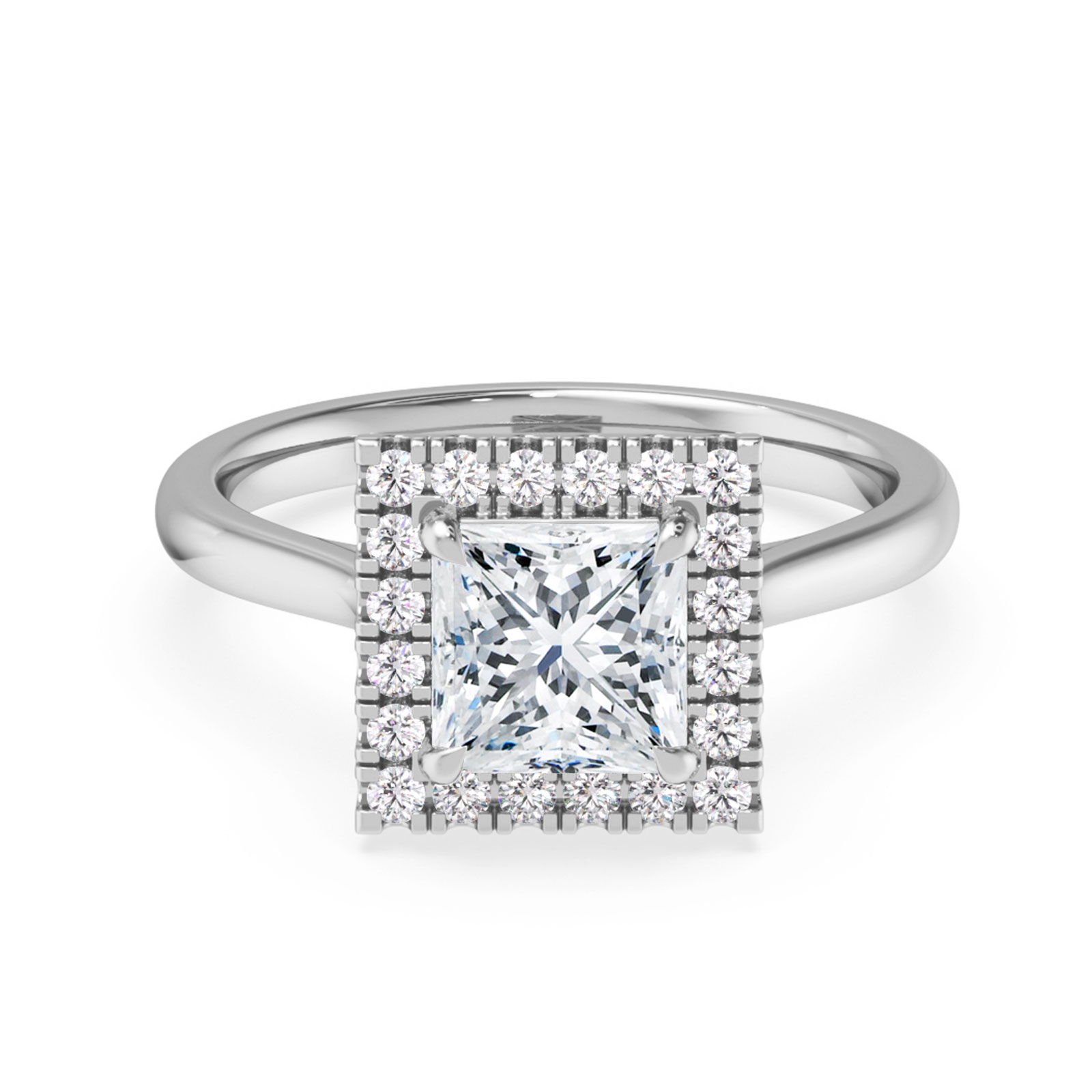 Louise in 18k White Gold