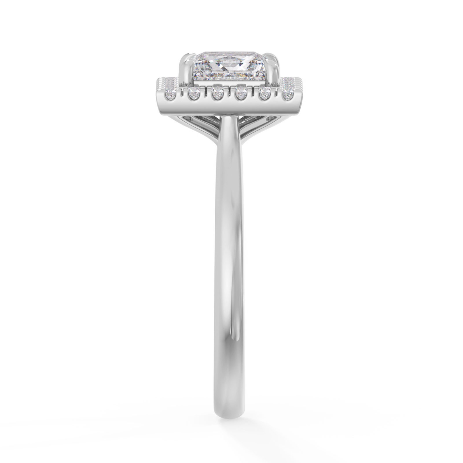 Louise in 18k White Gold — view 4