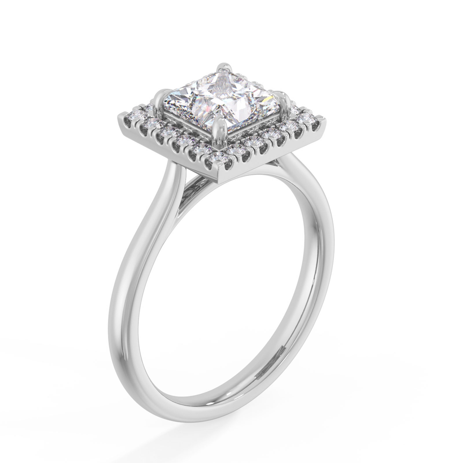 Louise in 18k White Gold — view 2