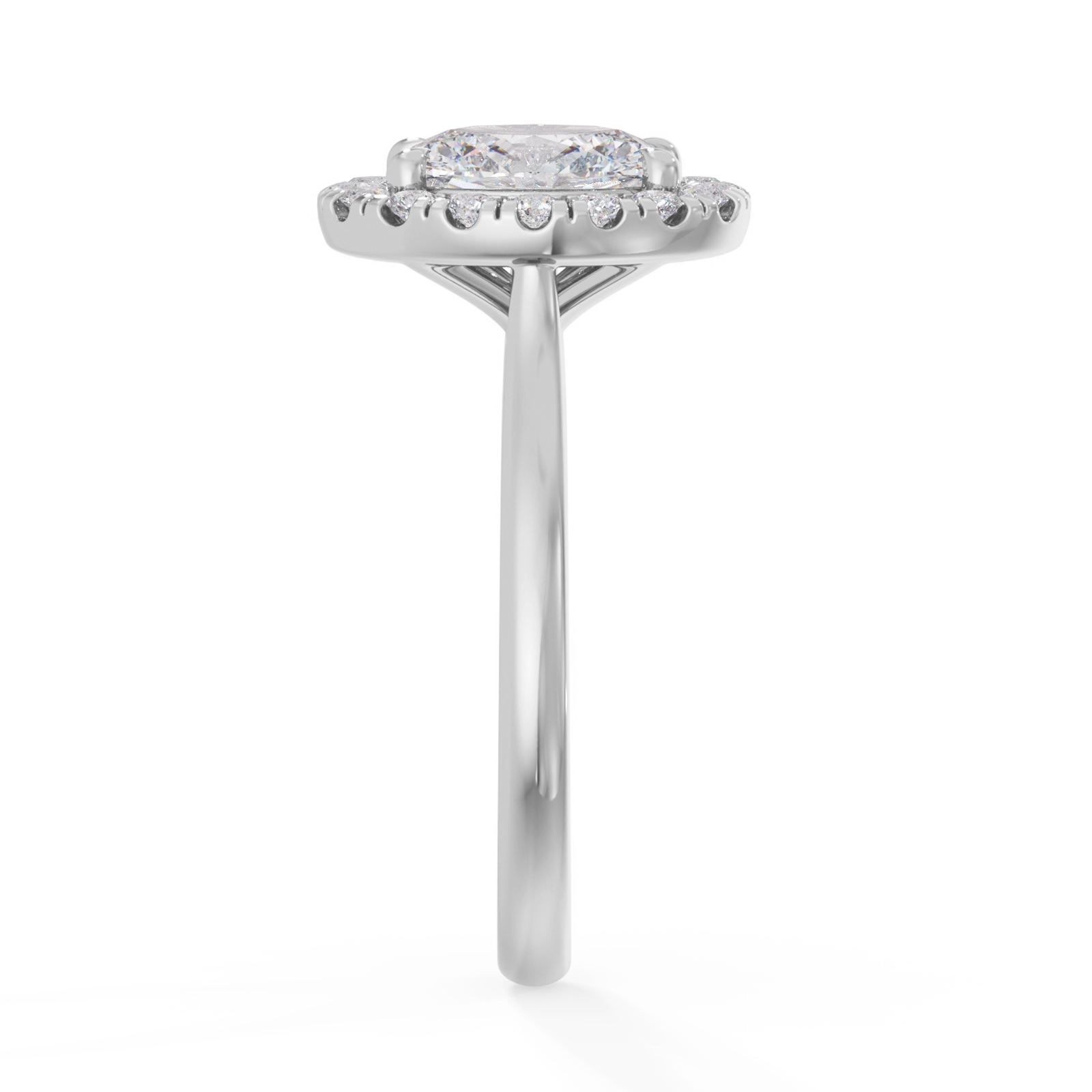 Delia in 18k White Gold — view 4