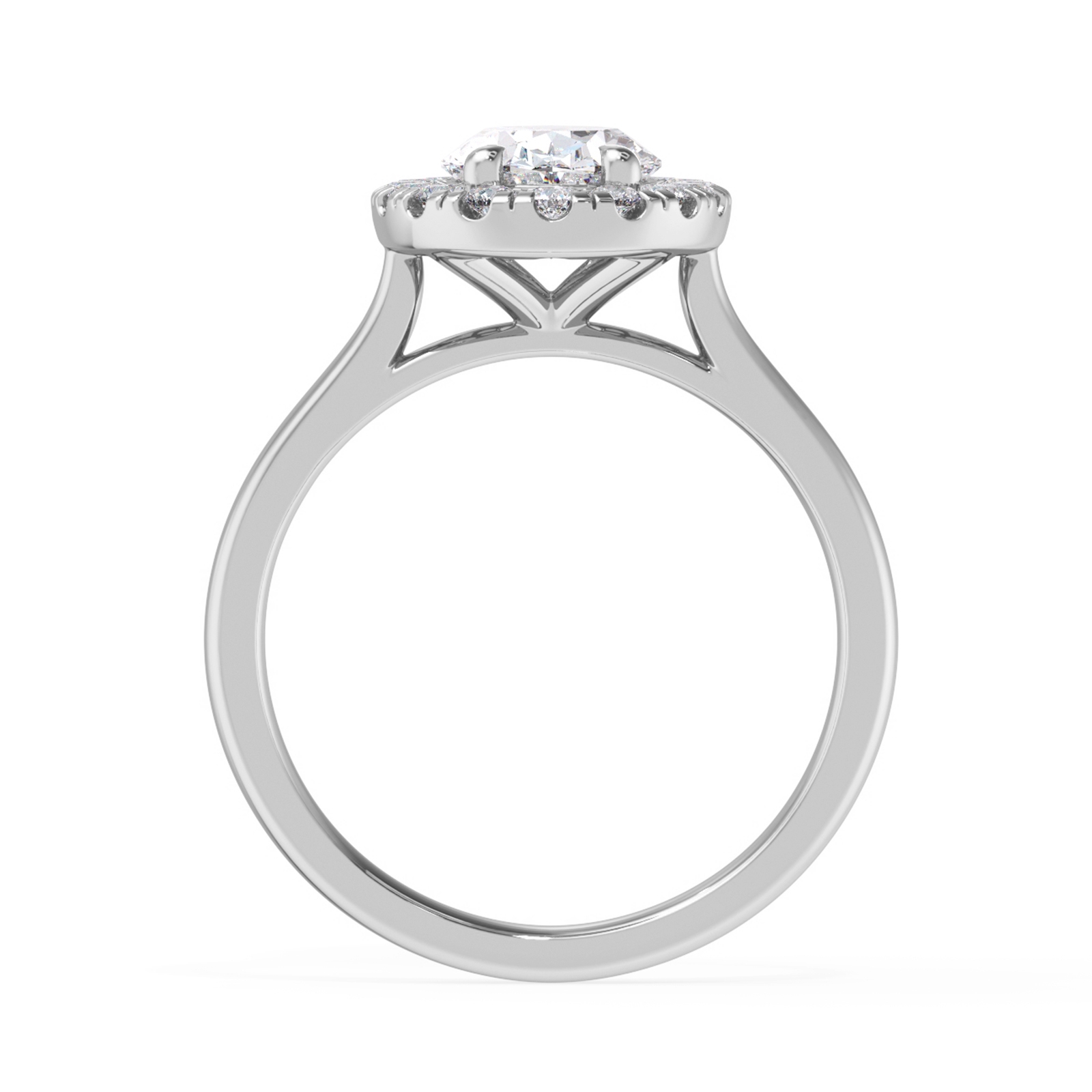 Delia in 18k White Gold — view 3
