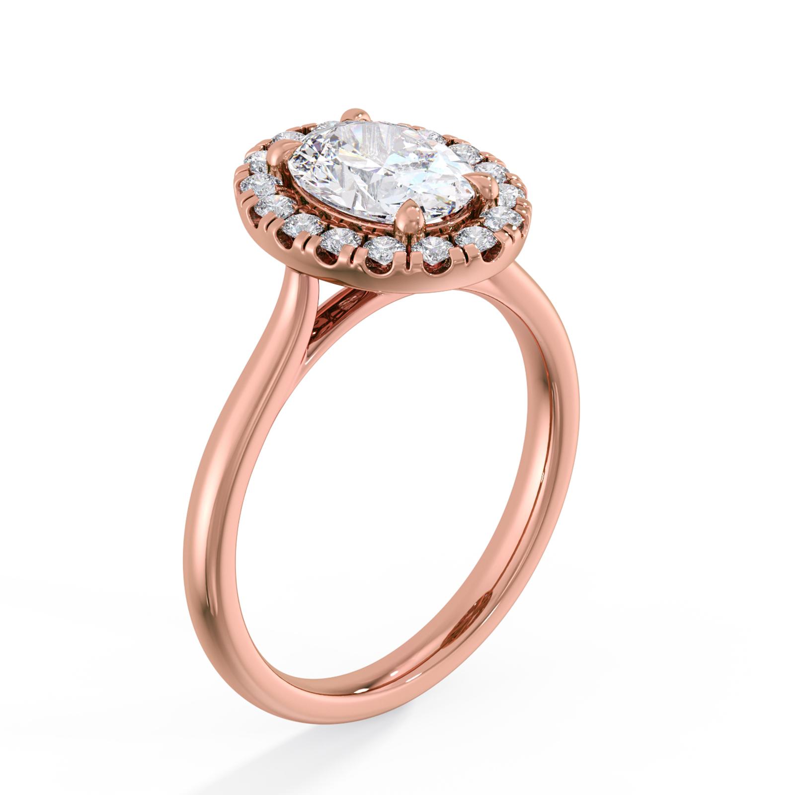 Delia in 18k Rose Gold — view 2