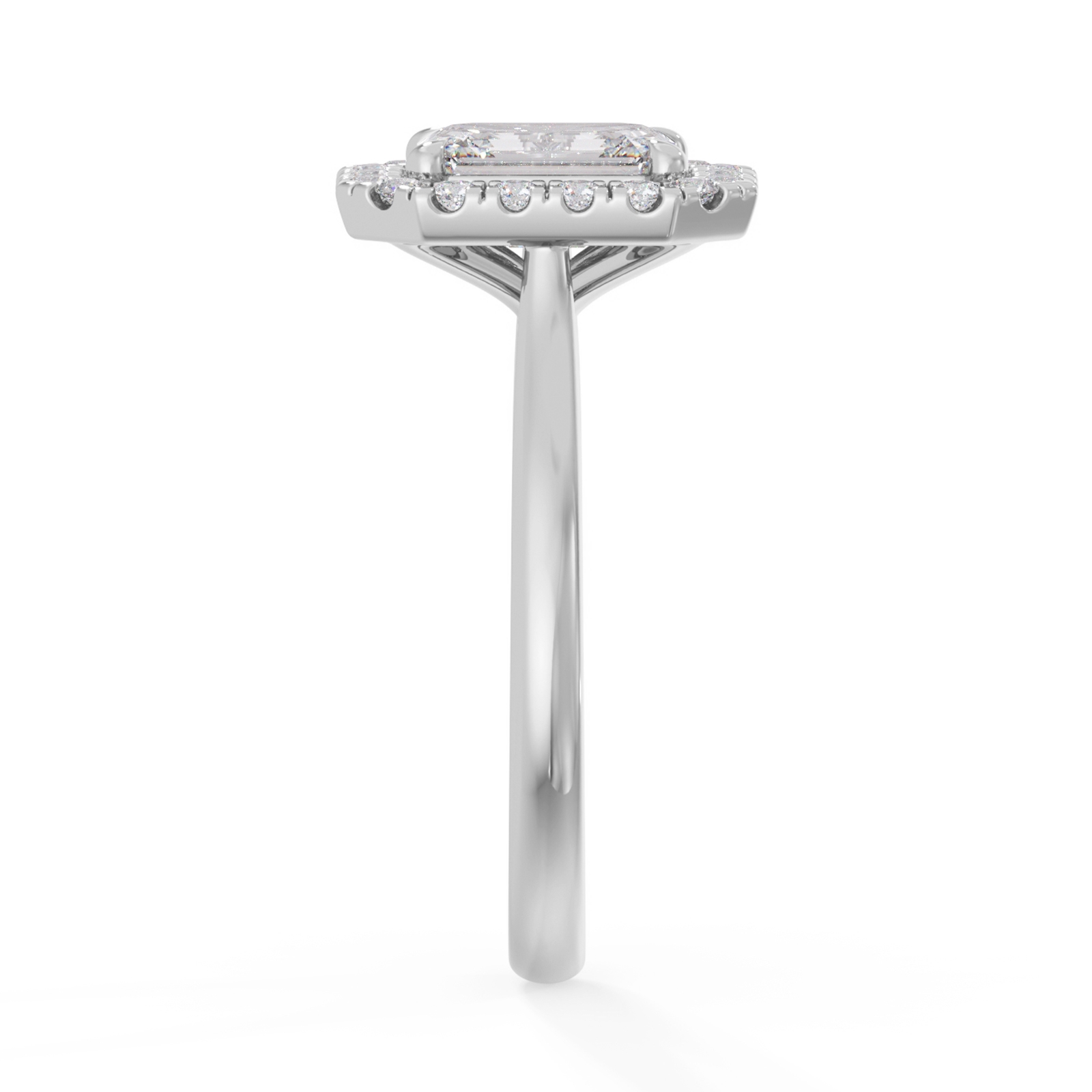 Ariana in 18k White Gold — view 4