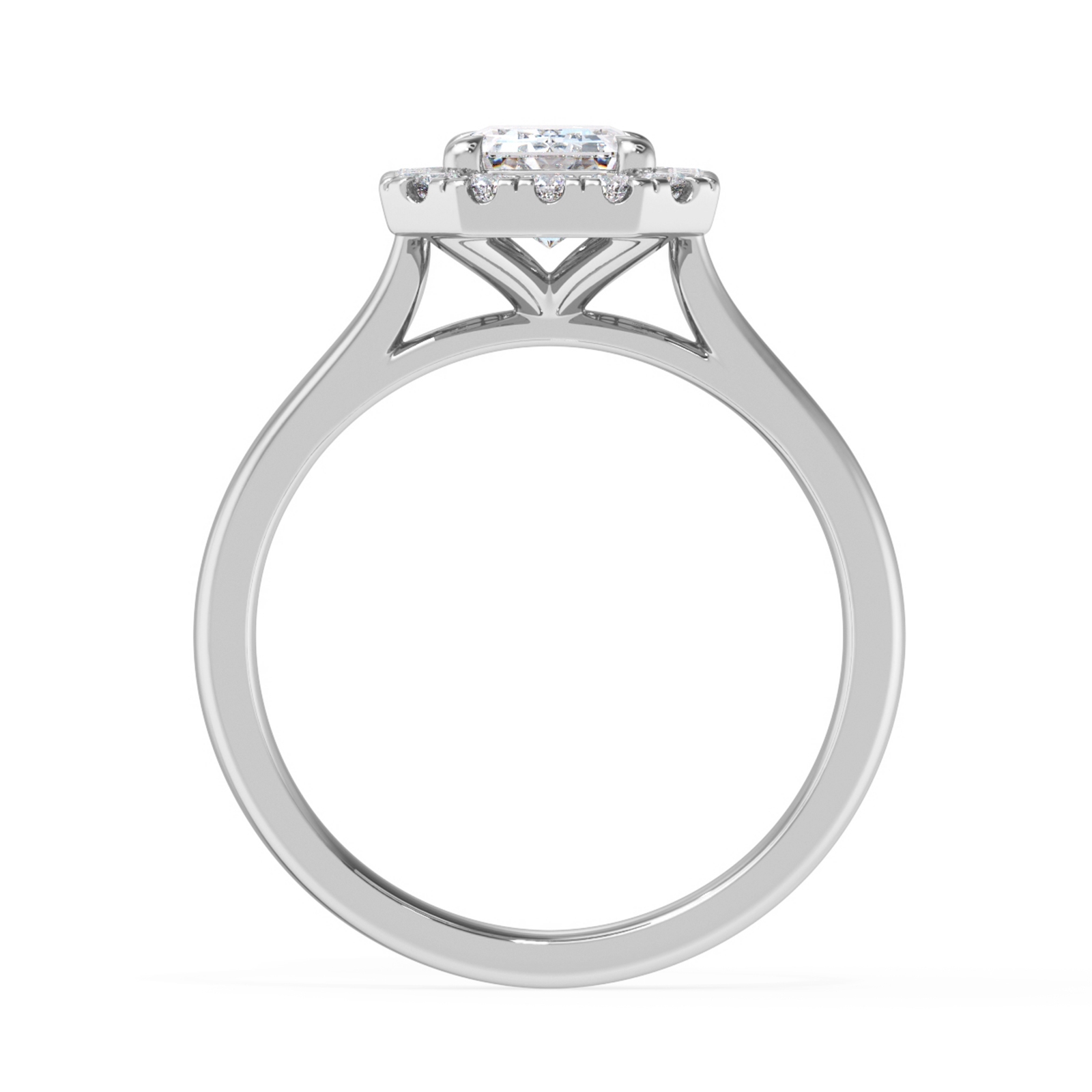 Ariana in 18k White Gold — view 3