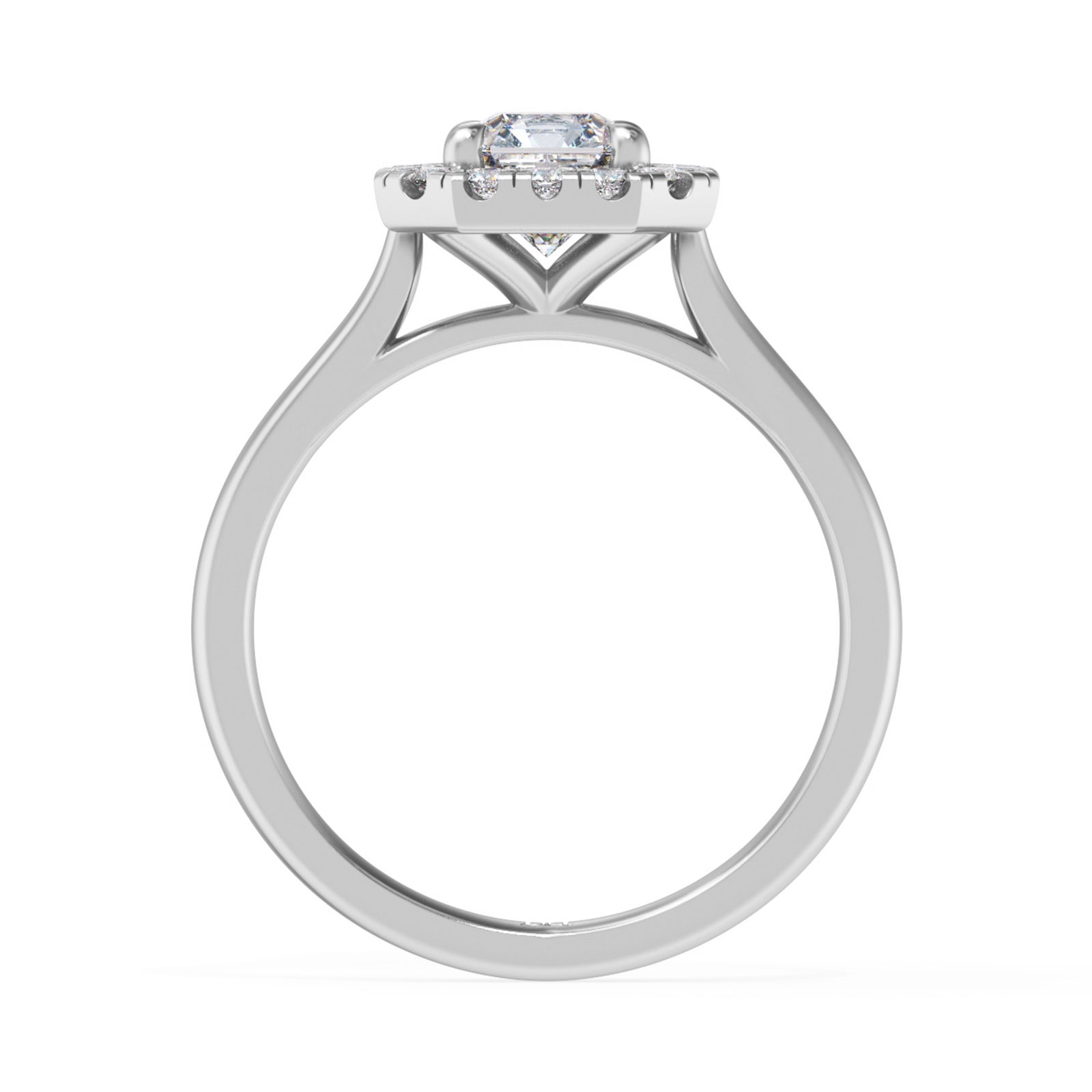 Frankie in 18k White Gold — view 3