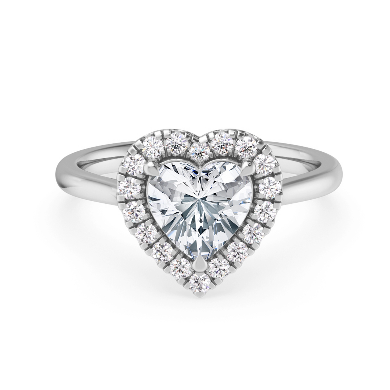 Malia in 18k White Gold
