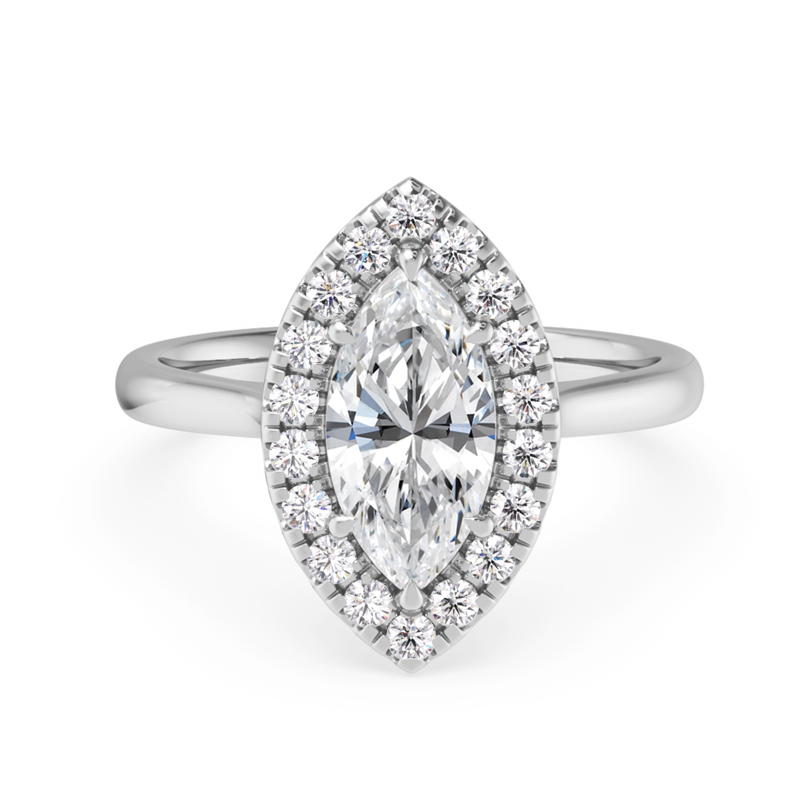 Oasis in 18k White Gold