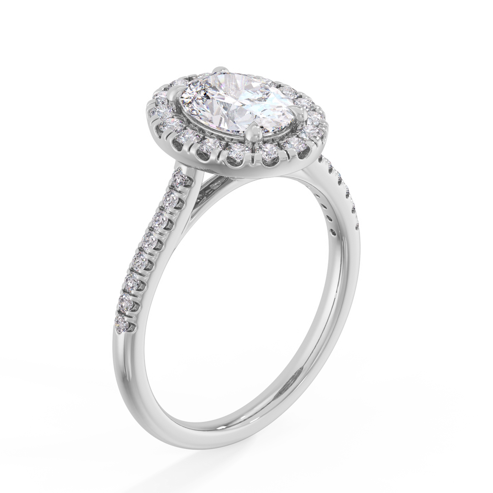Kensey in 18k White Gold — view 2