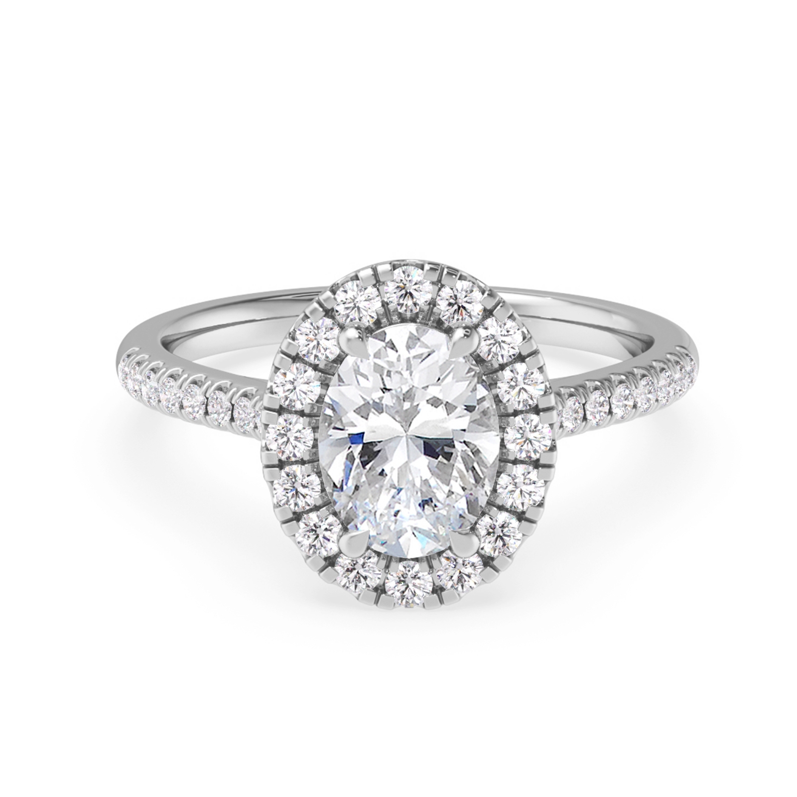 Kensey in 18k White Gold