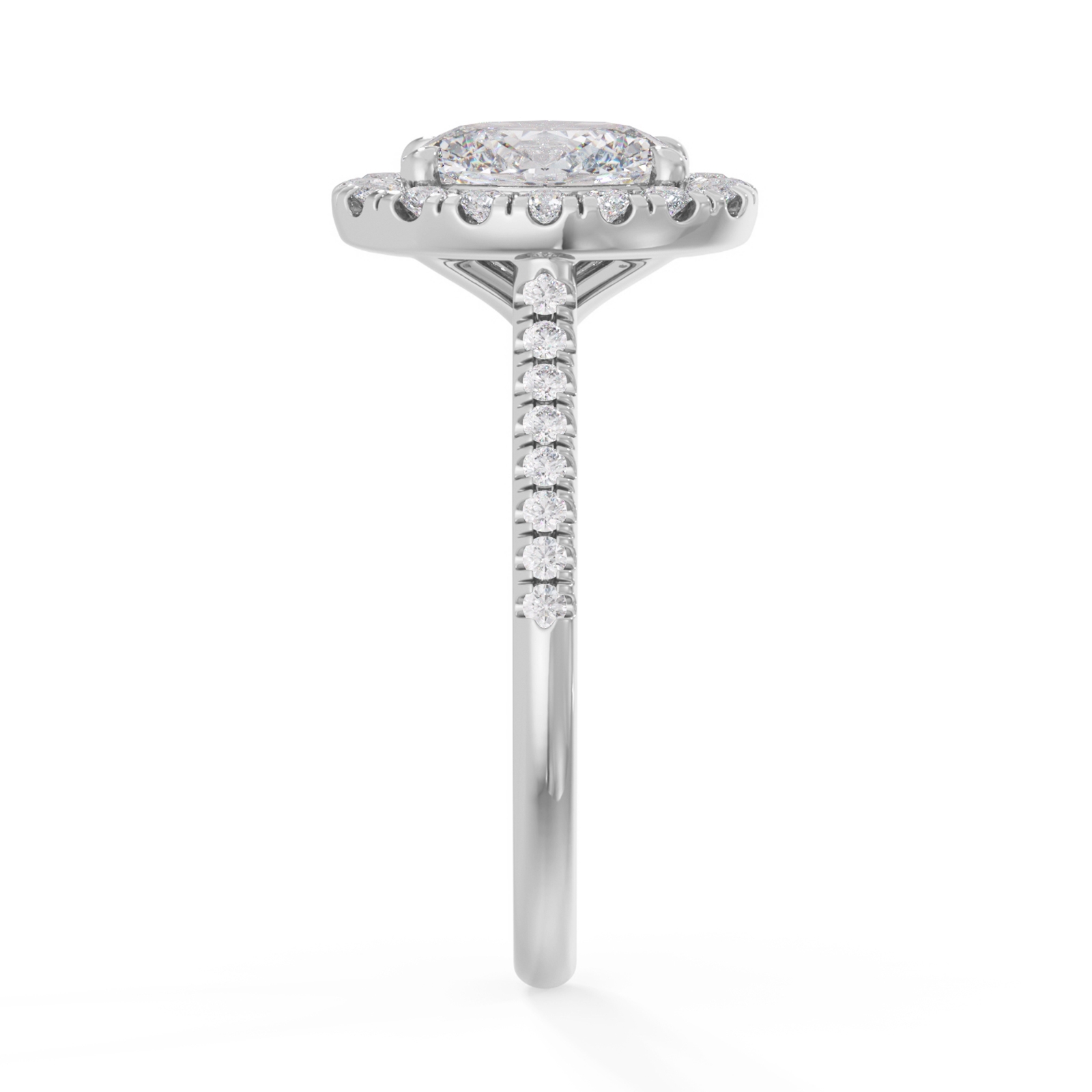 Kensey in 18k White Gold — view 4