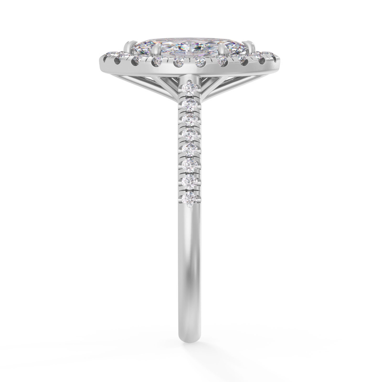 Lesly in 18k White Gold — view 4