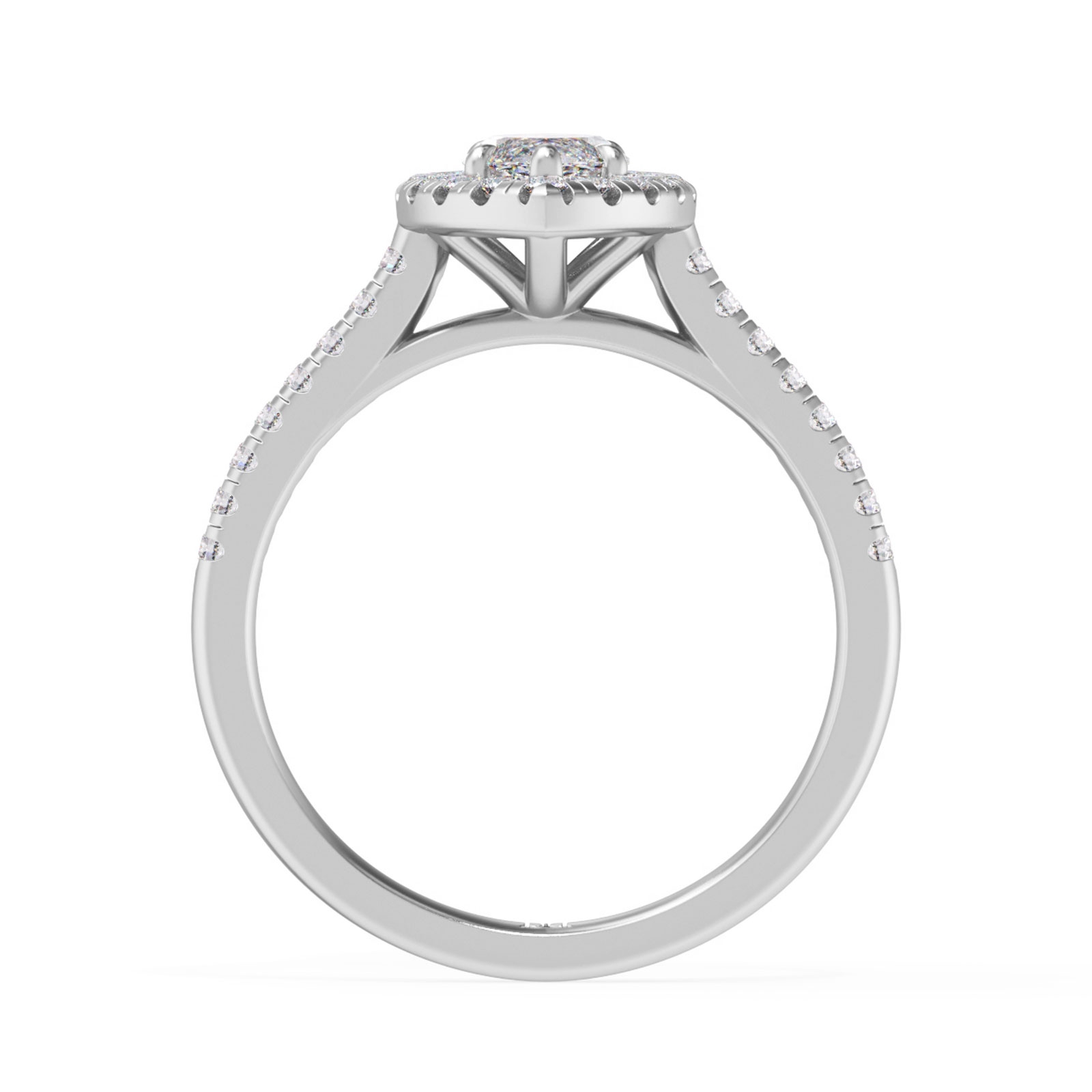 Lesly in 18k White Gold — view 3