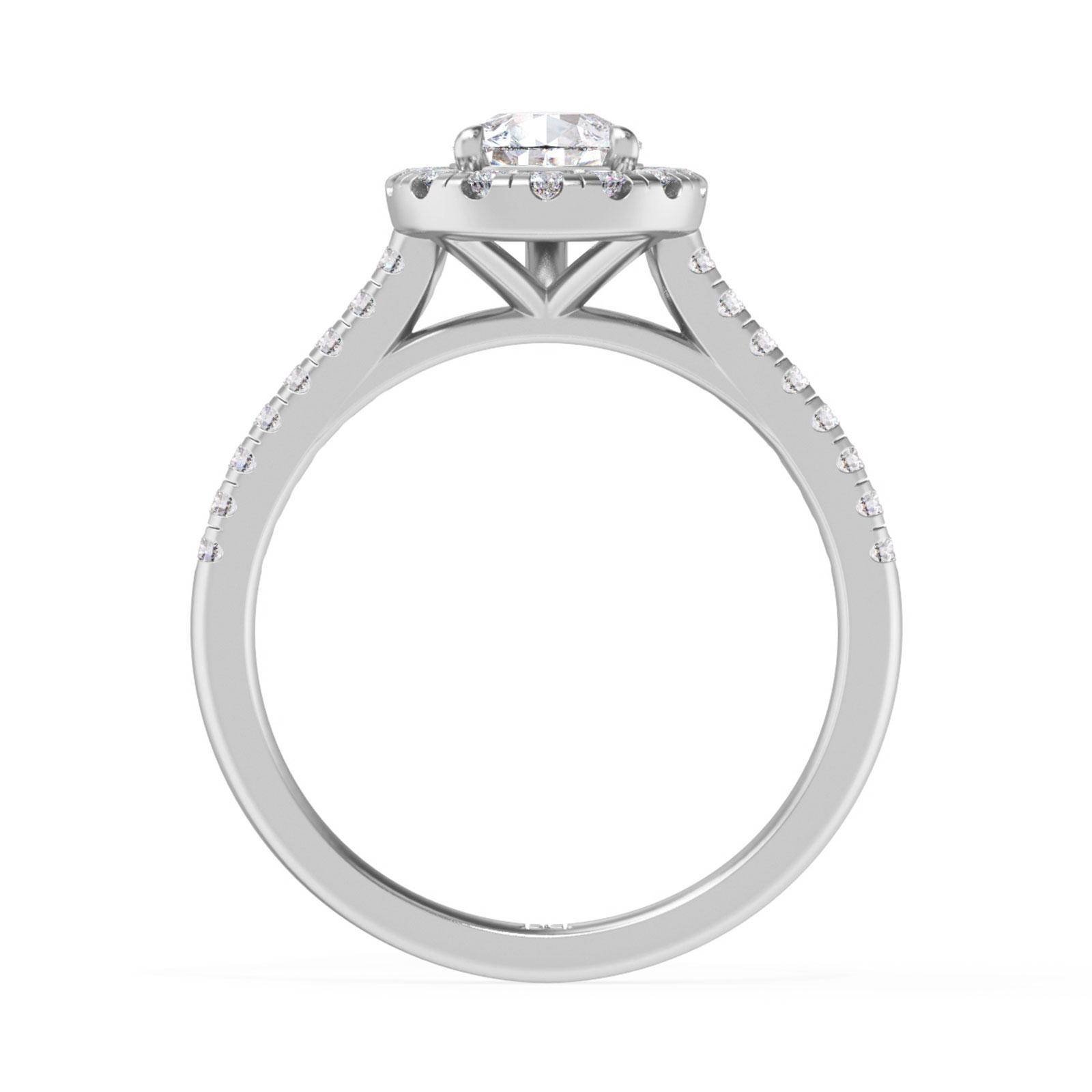 Snow in 18k White Gold — view 3