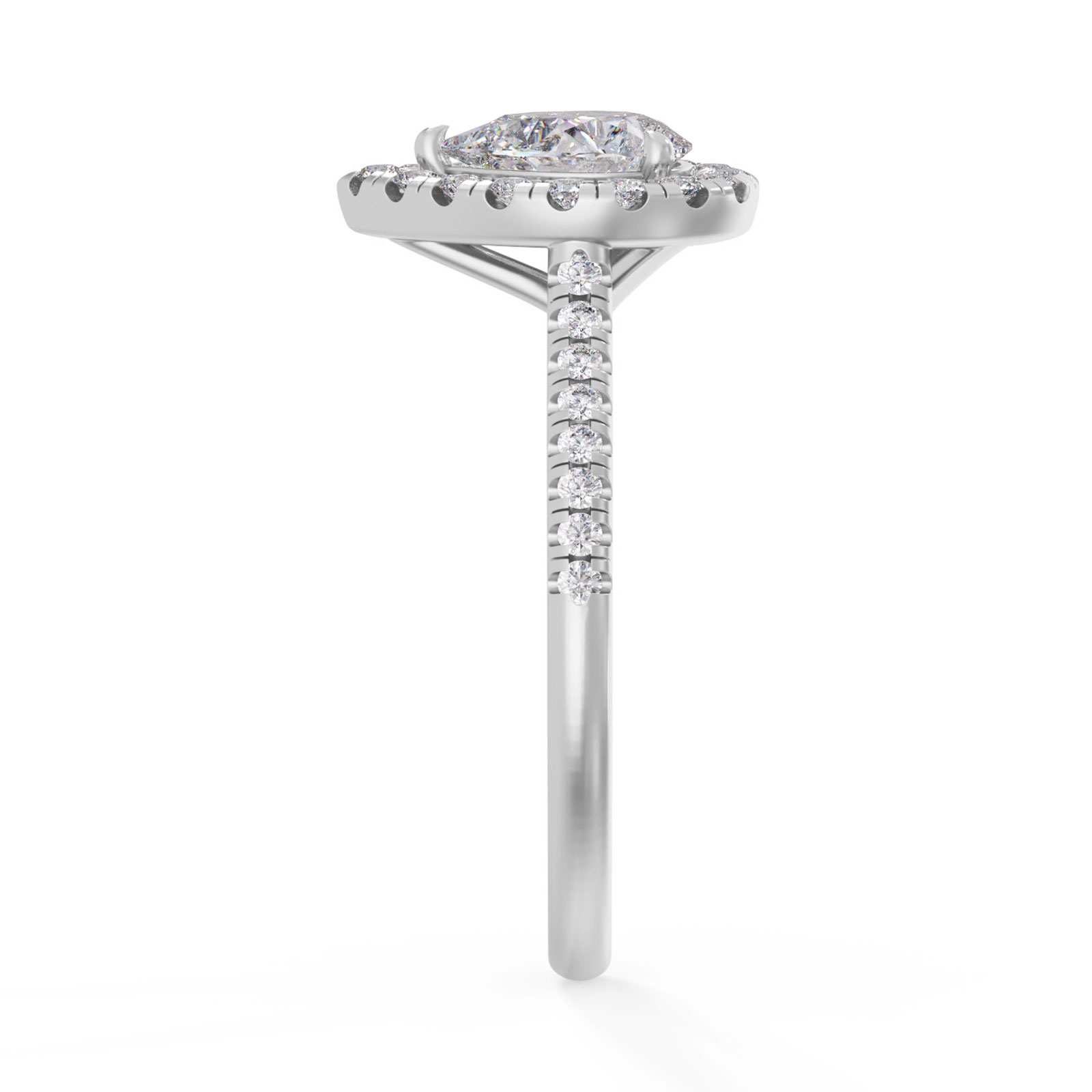 Snow in 18k White Gold — view 4