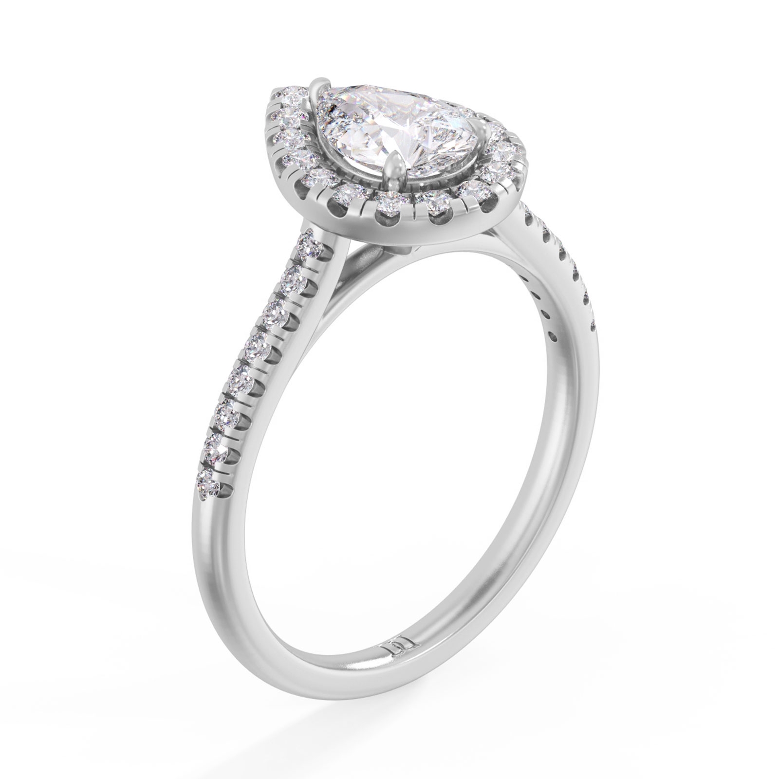 Snow in 18k White Gold — view 2