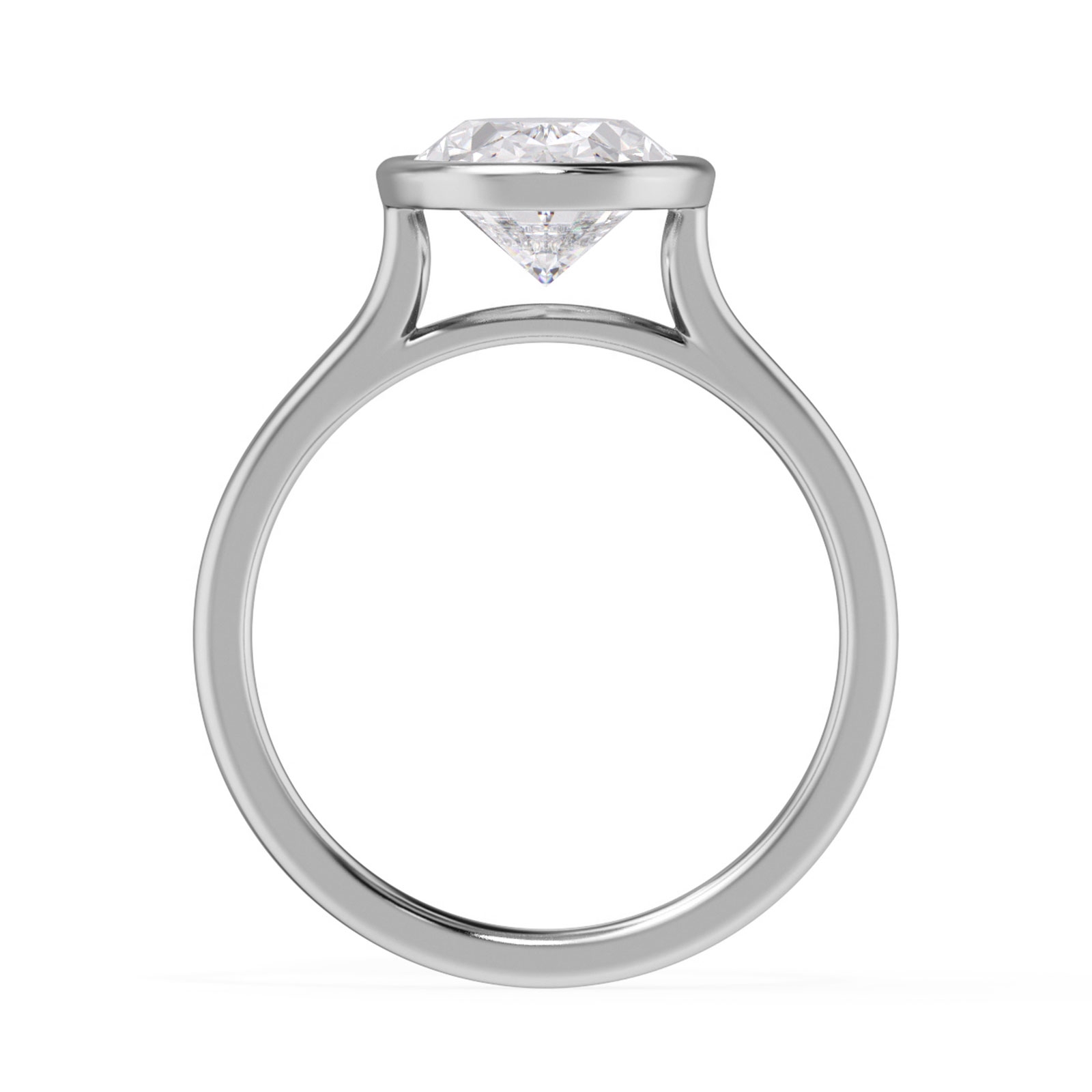 Margie in 18k White Gold — view 3