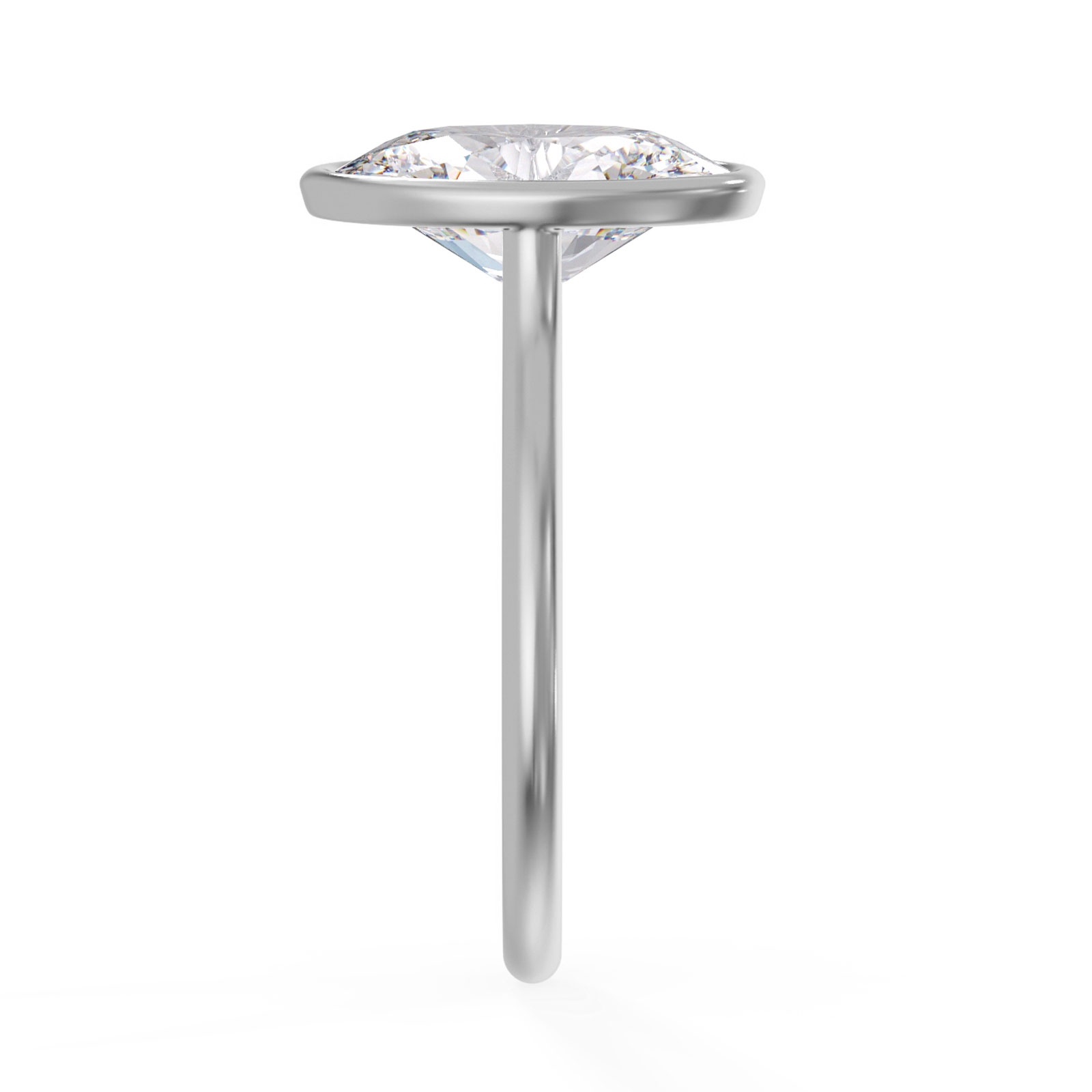 Margie in 18k White Gold — view 4
