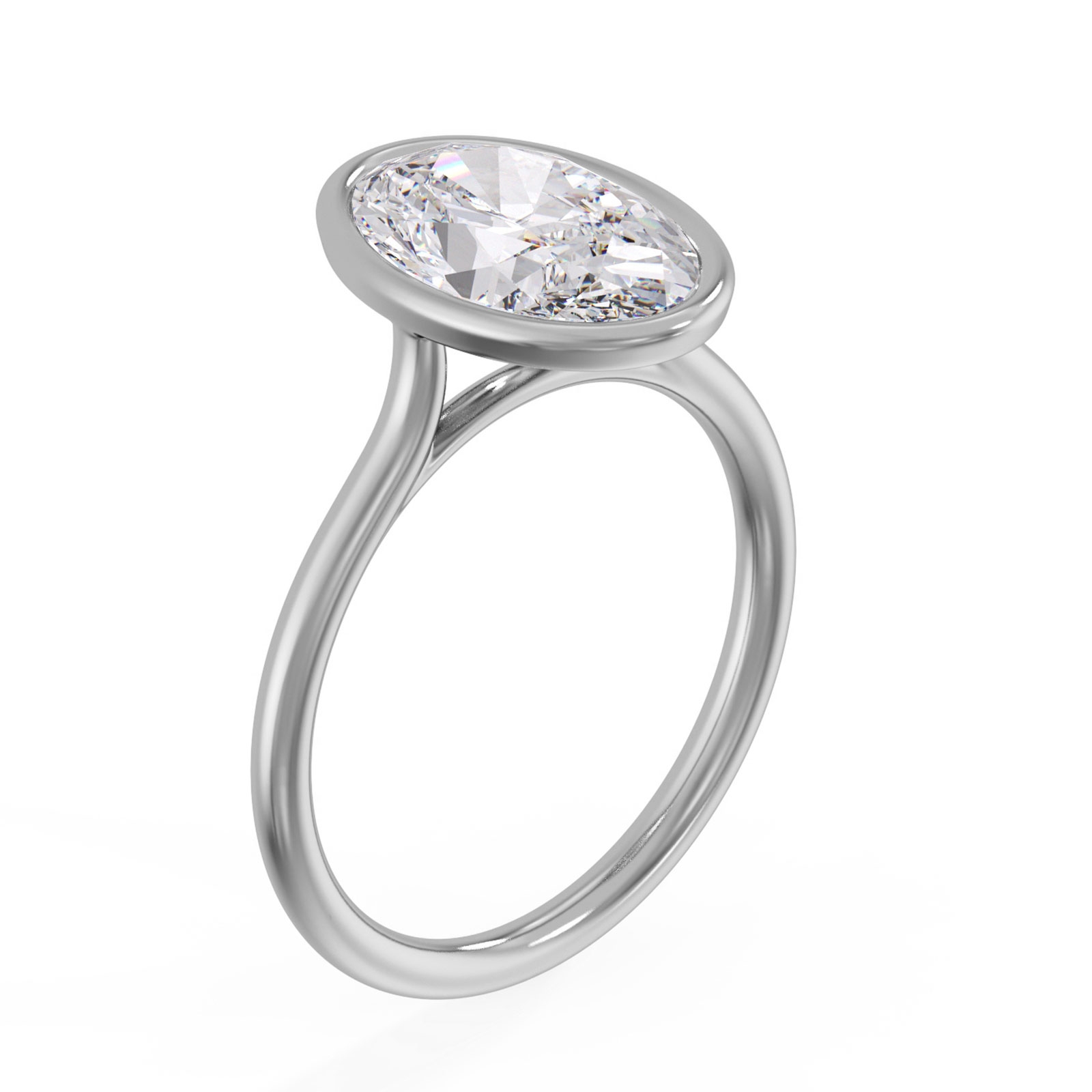 Margie in 18k White Gold — view 2