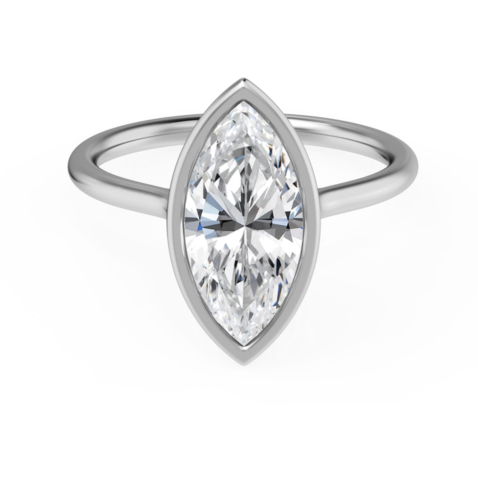 Glenys in 18k White Gold