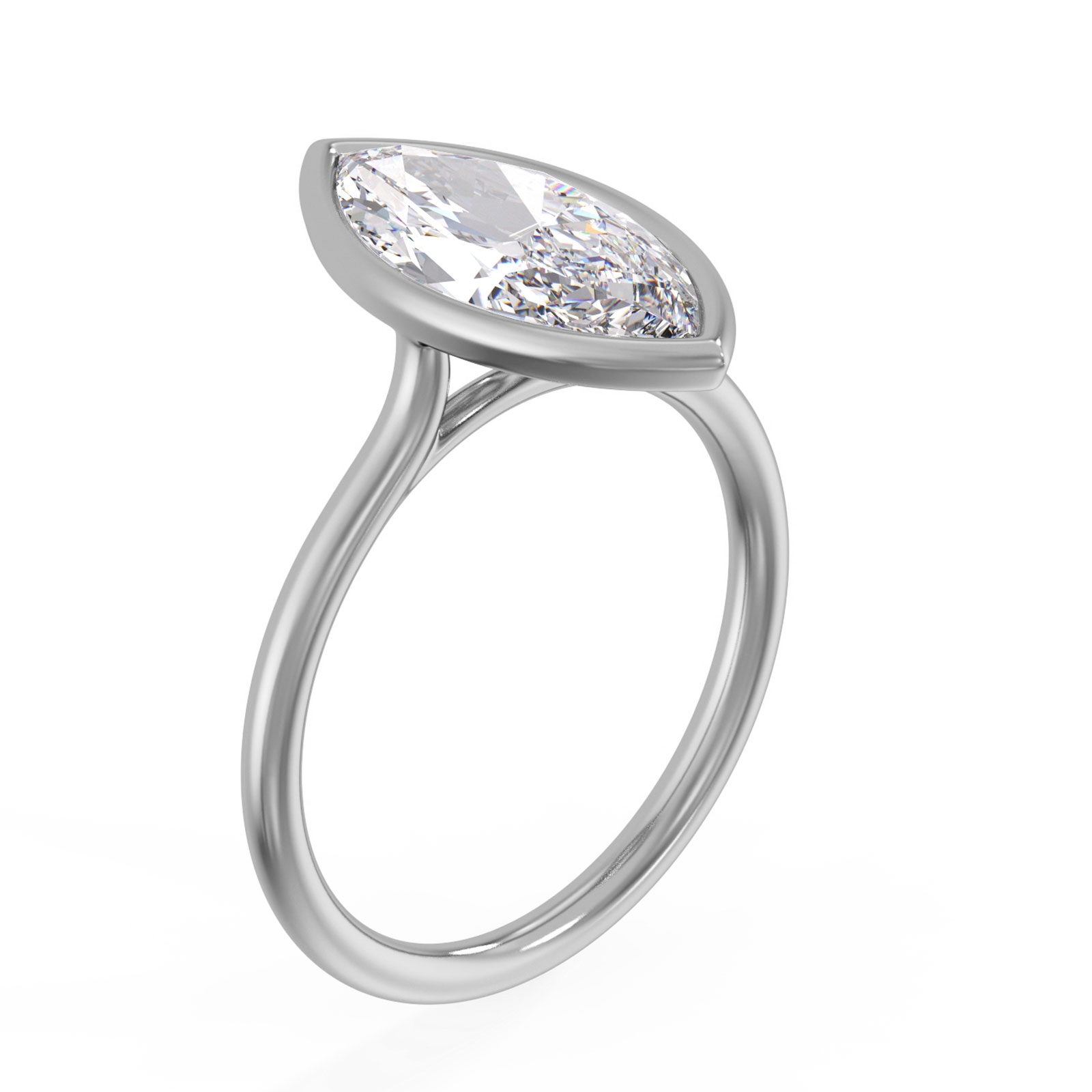Glenys in 18k White Gold — view 2