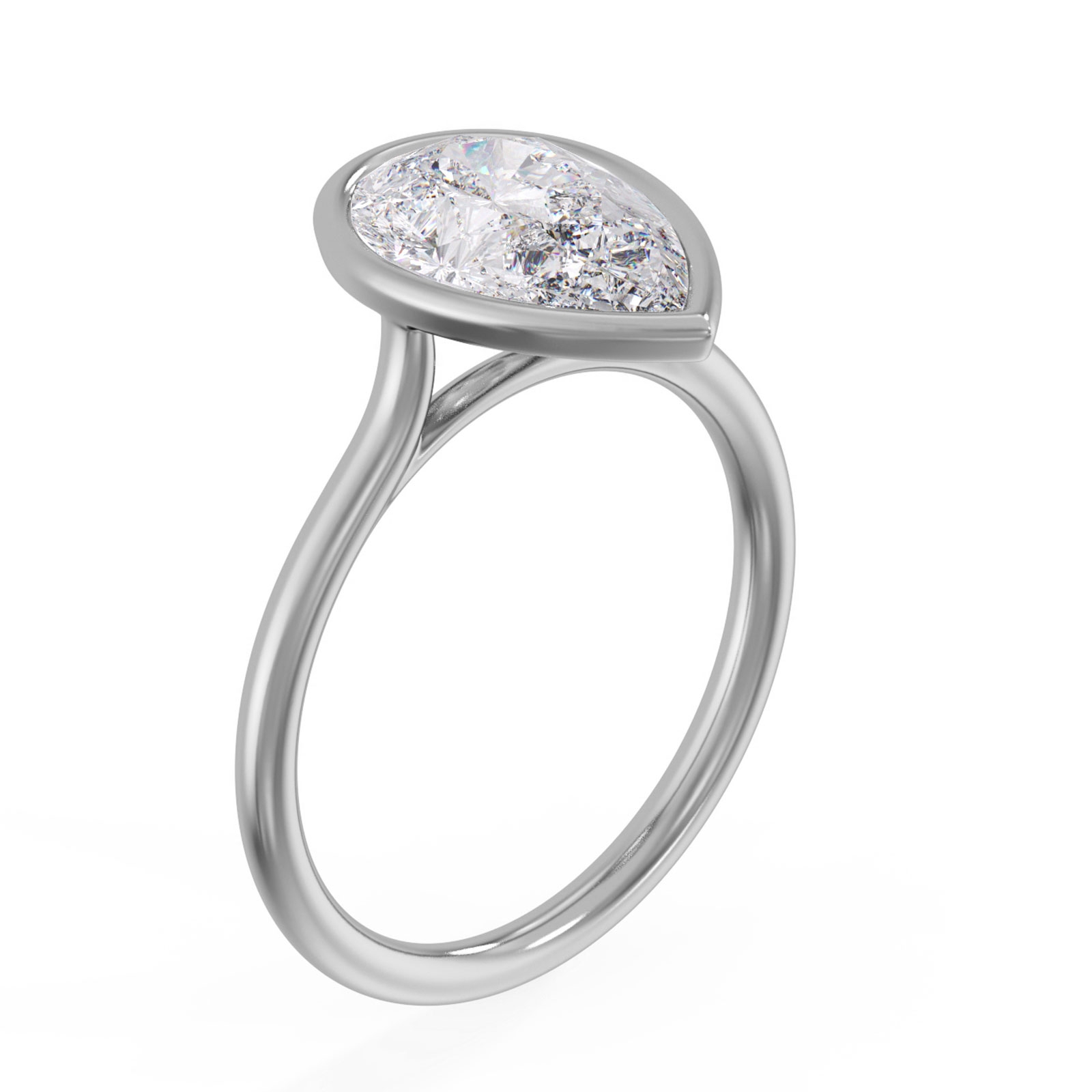 Deanna in 18k White Gold — view 2