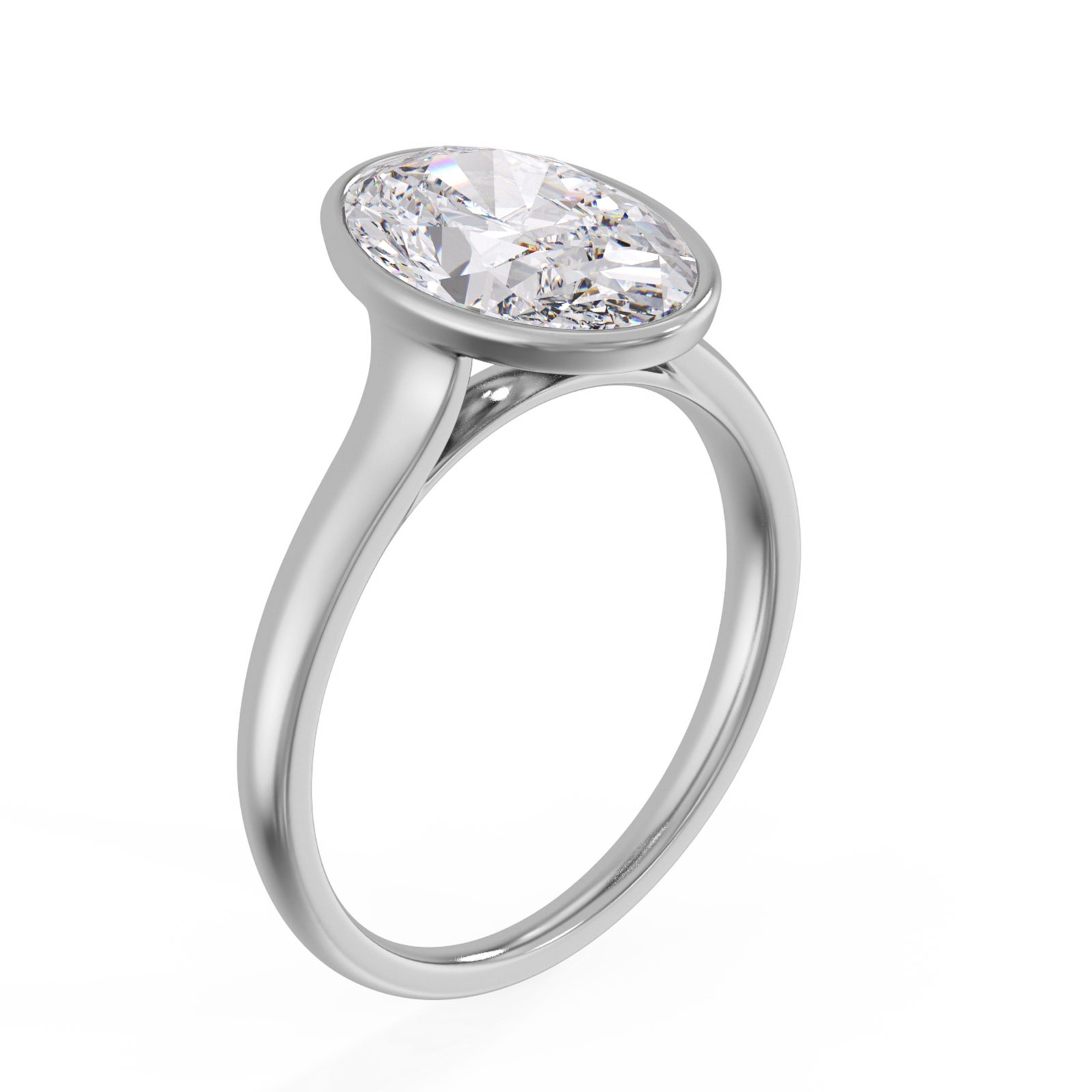 Natalia in 18k White Gold — view 2