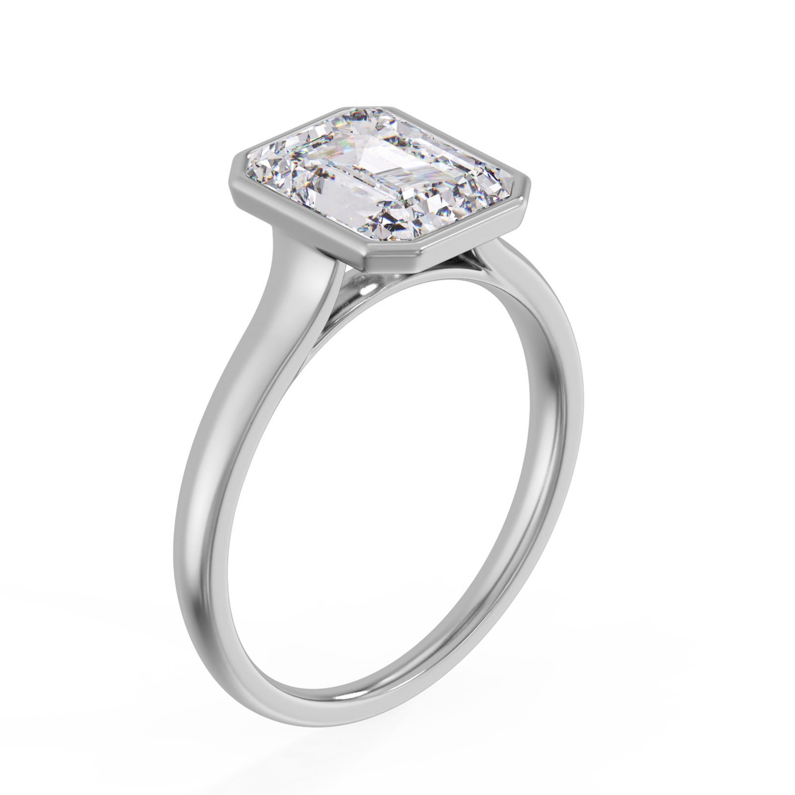 Kierra in 18k White Gold — view 2