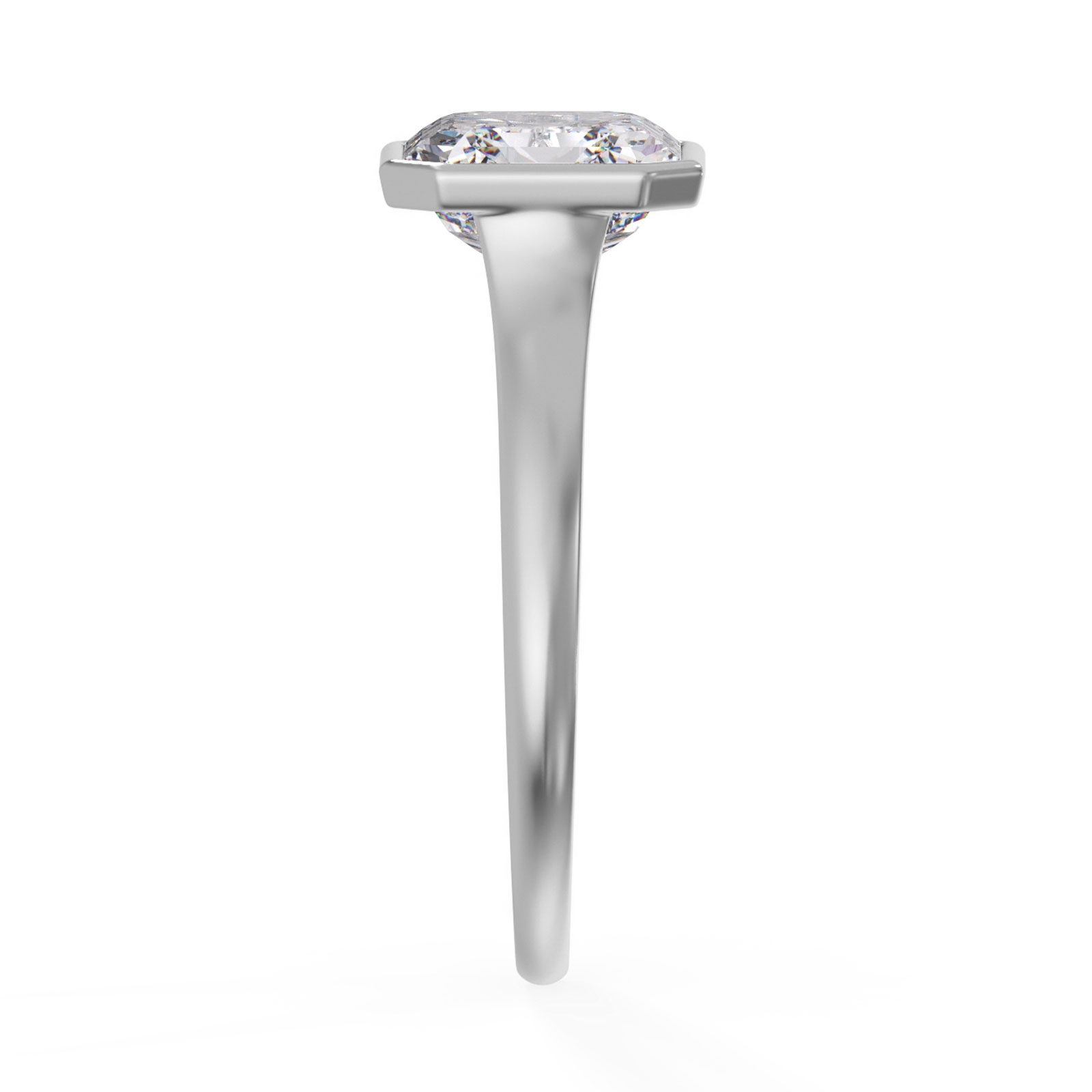 Haylee in 18k White Gold — view 4