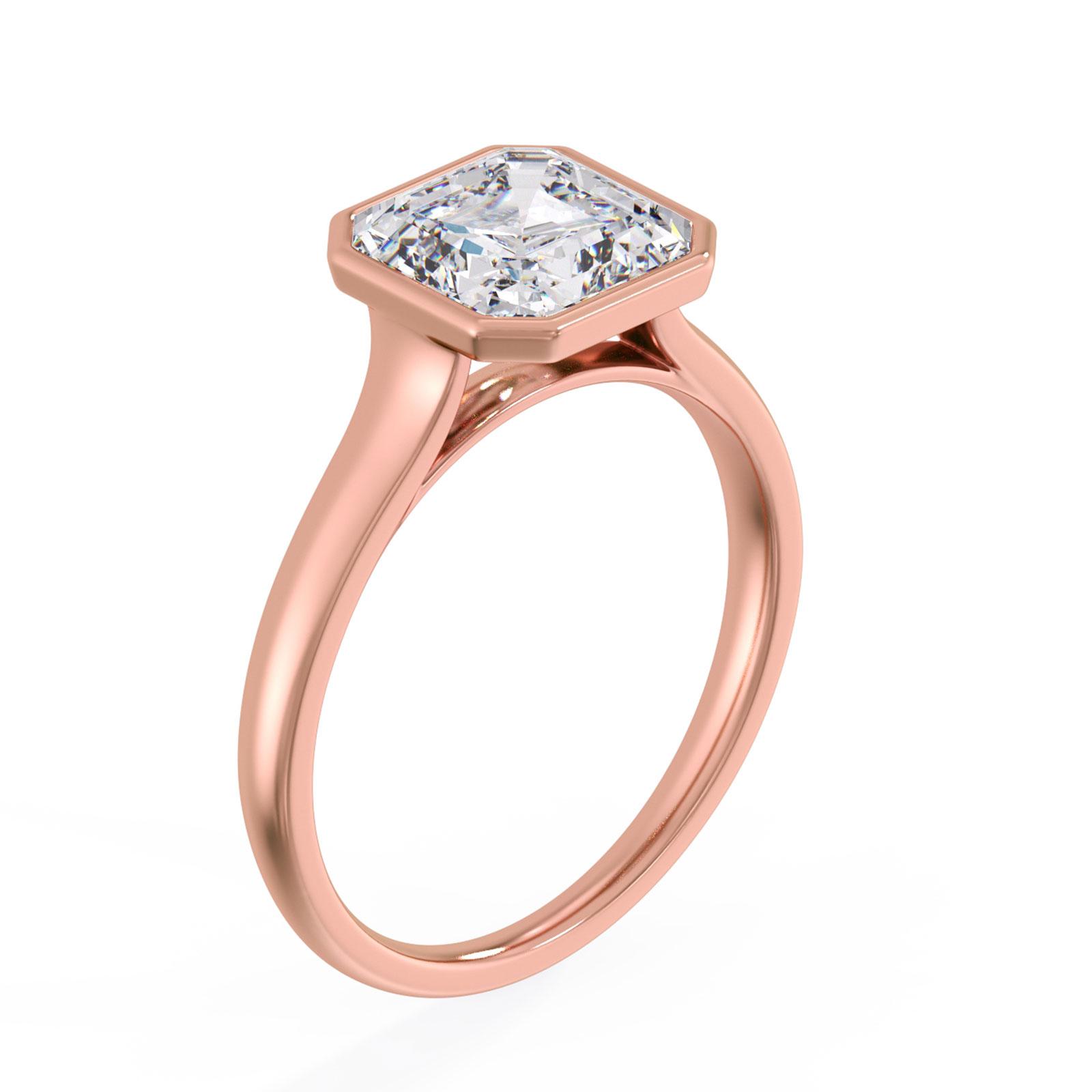 Haylee in 18k Rose Gold — view 2