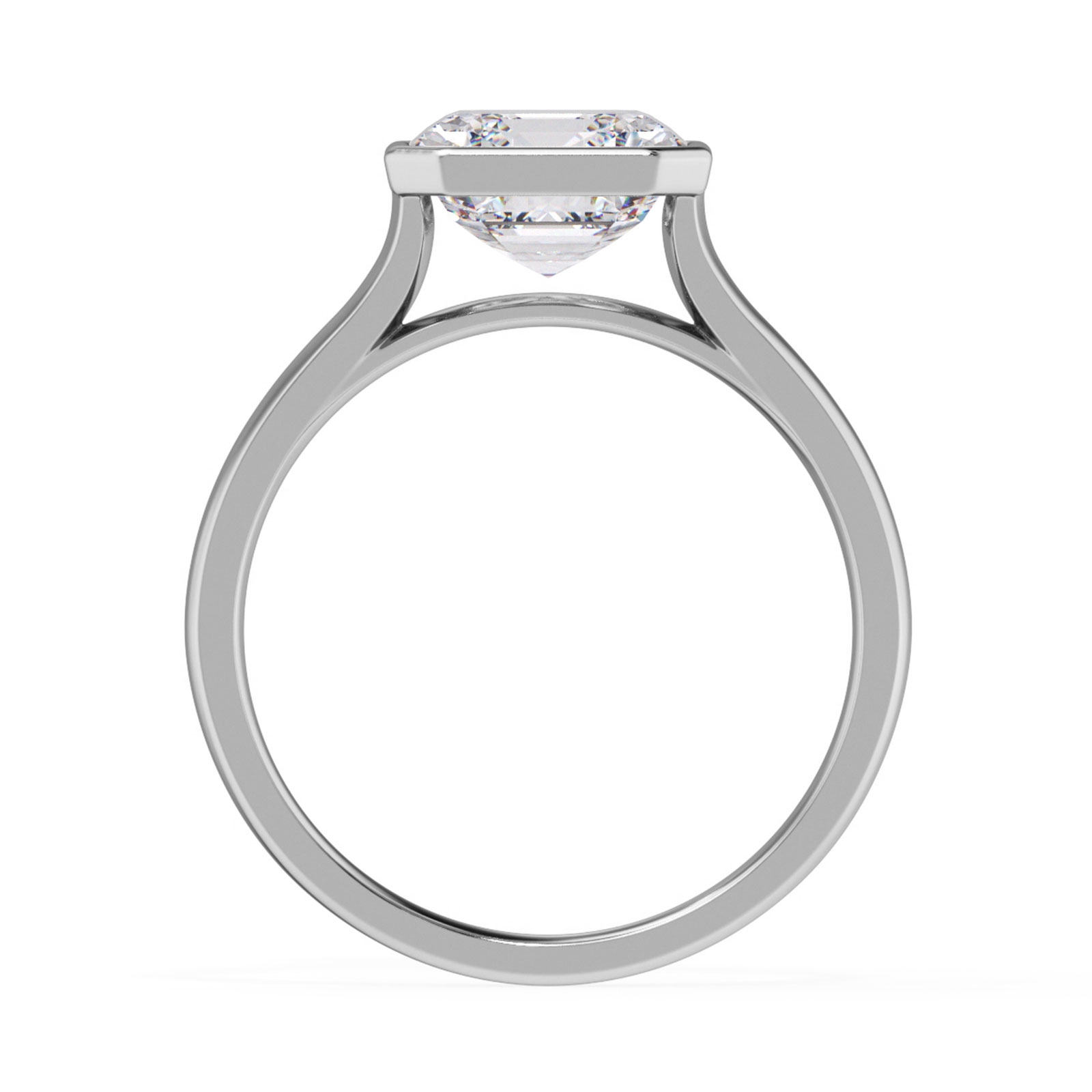 Haylee in 18k White Gold — view 3