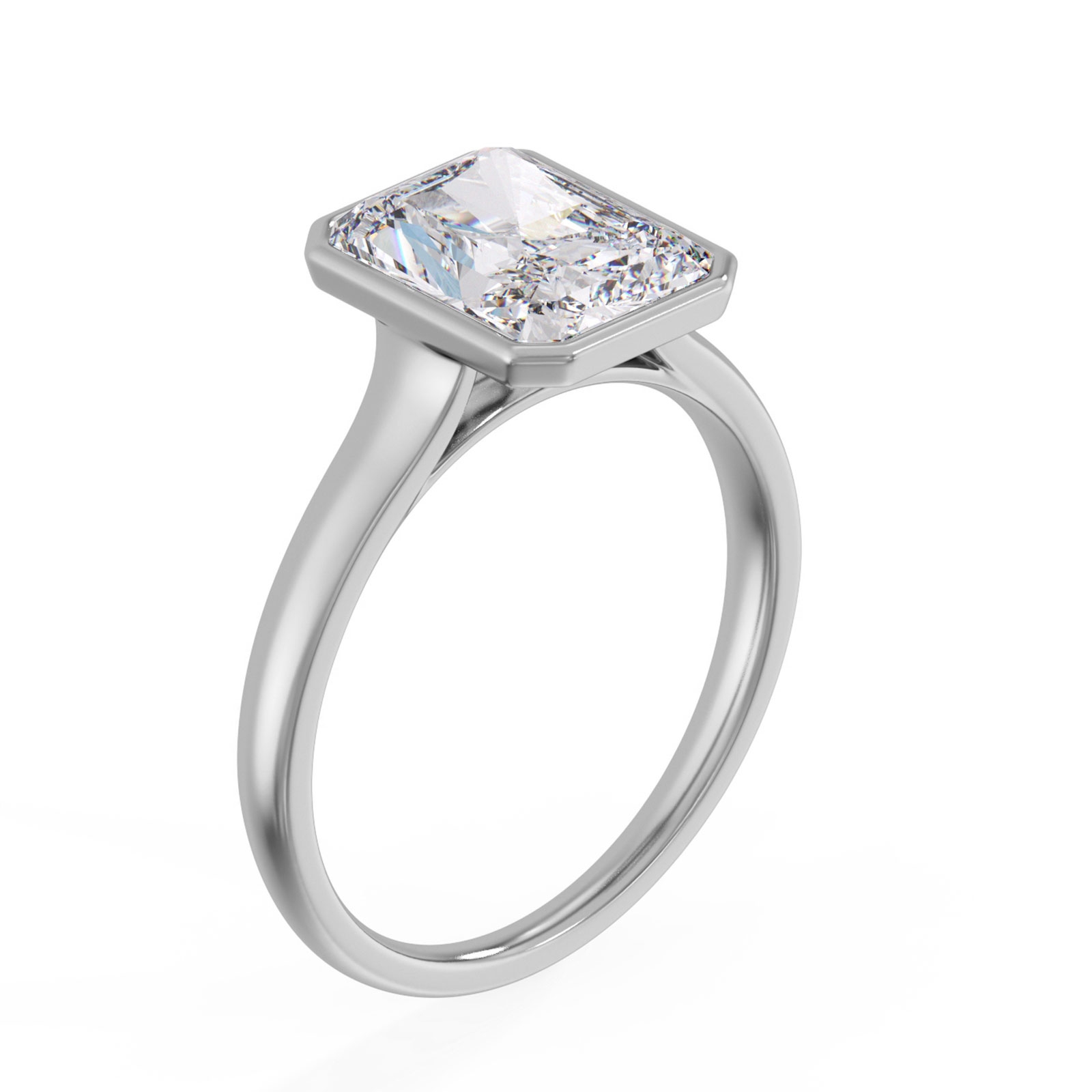 Carrie in 18k White Gold — view 2