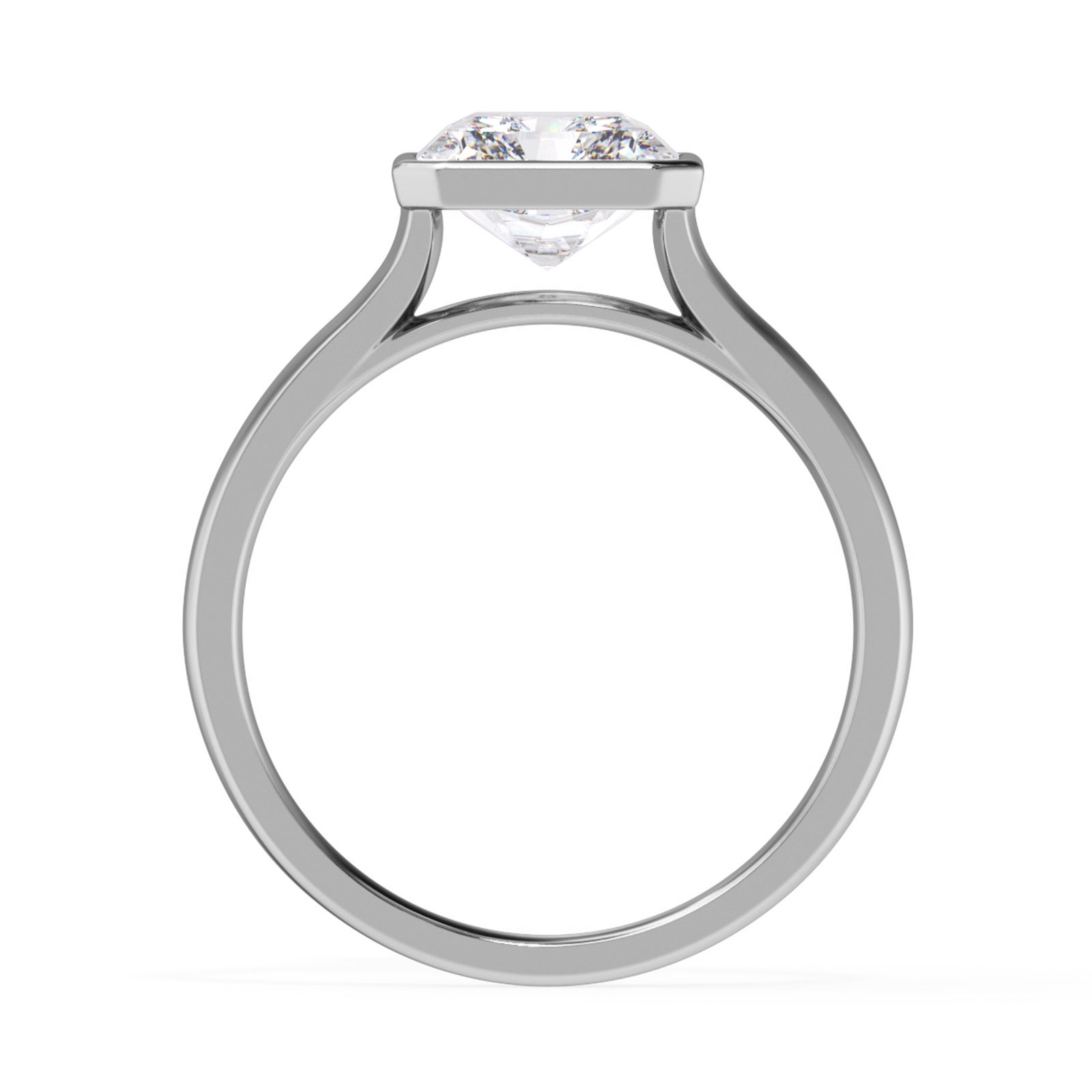 Carrie in 18k White Gold — view 3