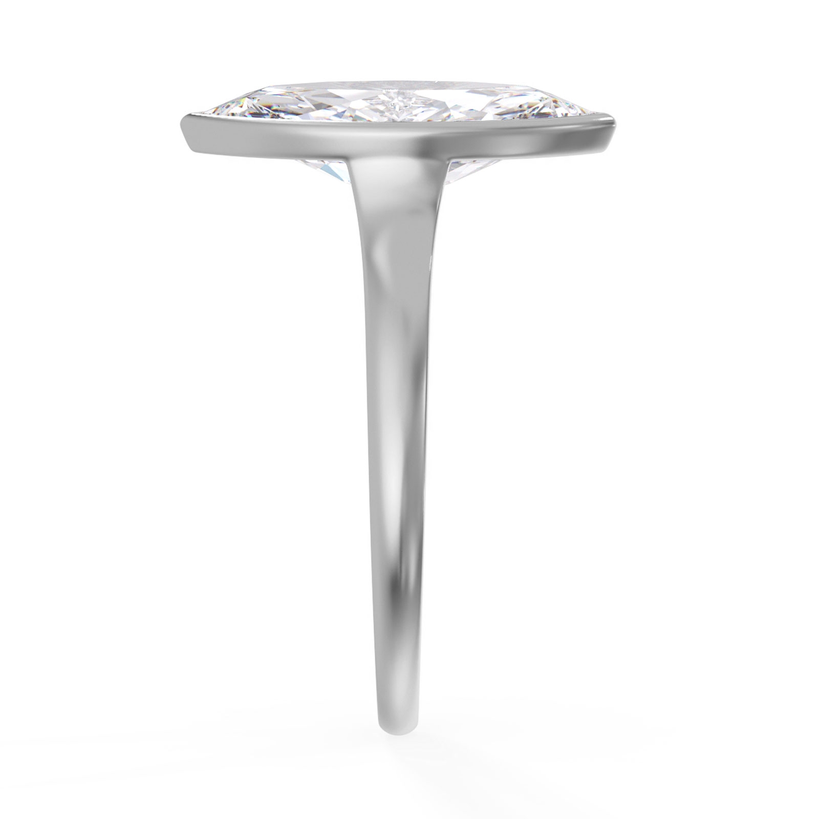 Jenelle in 18k White Gold — view 4
