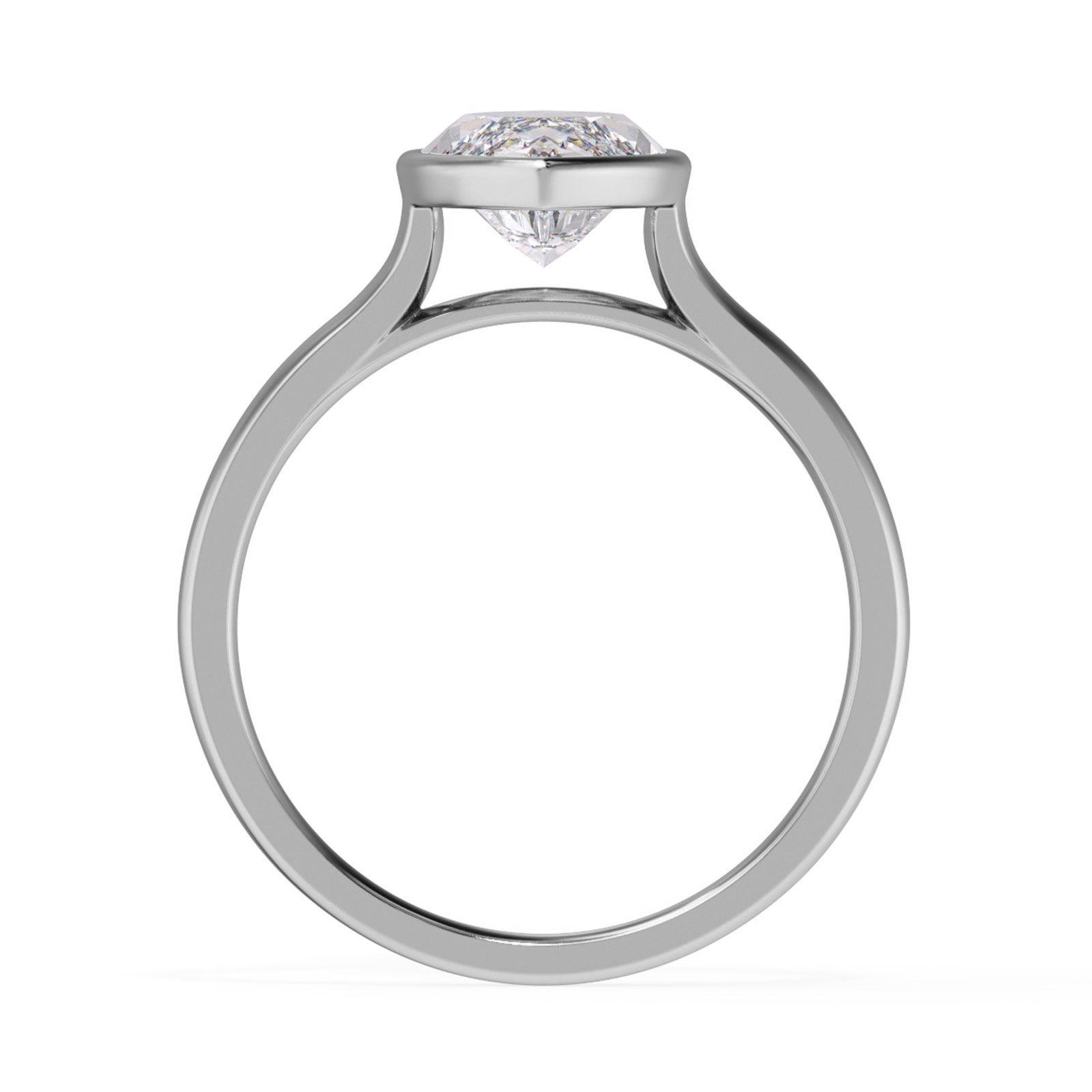 Jenelle in 18k White Gold — view 3