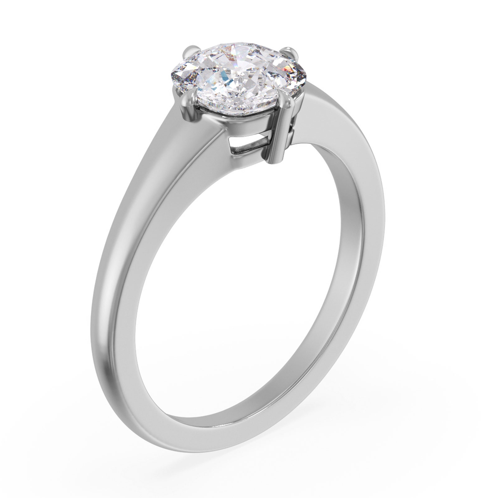 Lynn in 18k White Gold — view 2