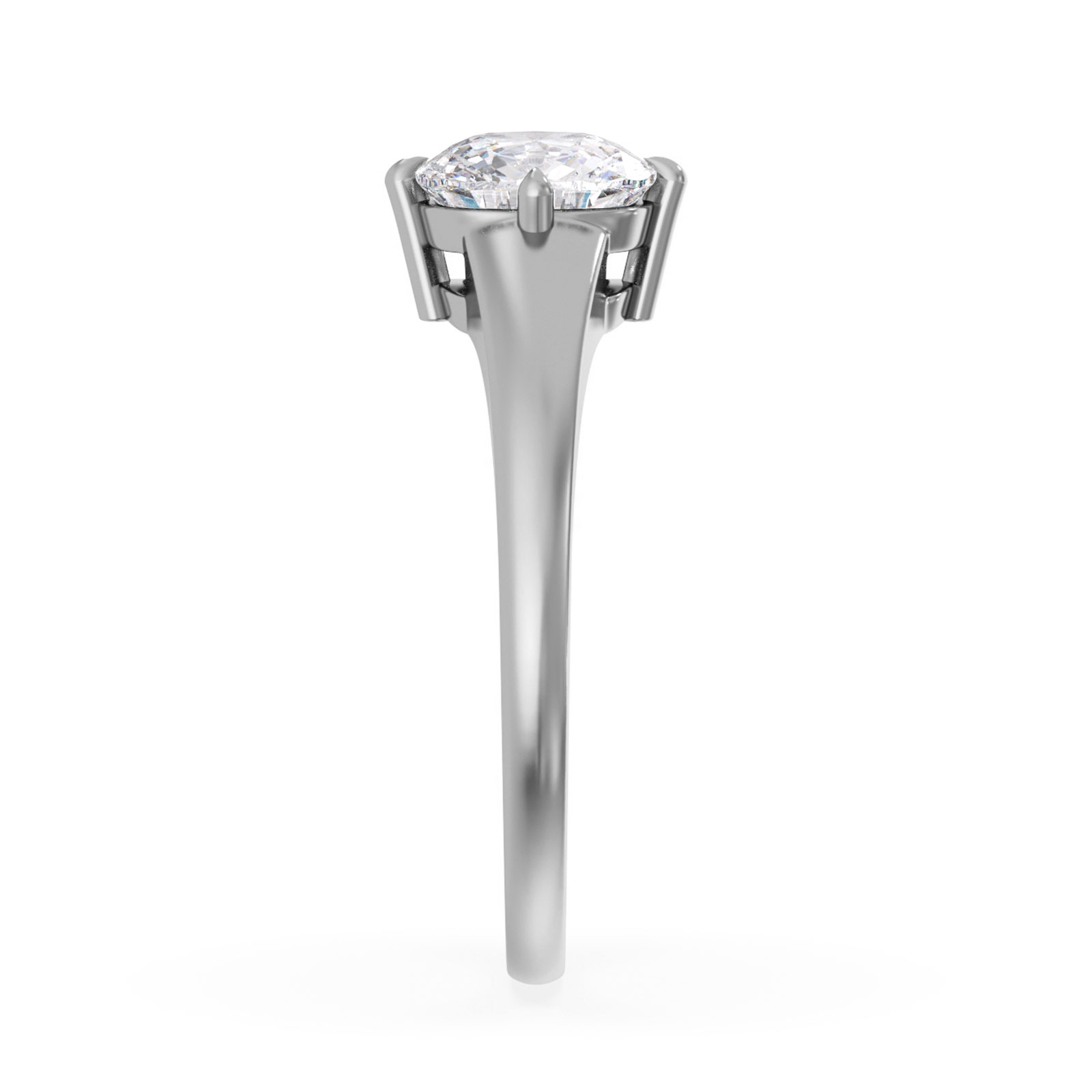 Lynn in 18k White Gold — view 4