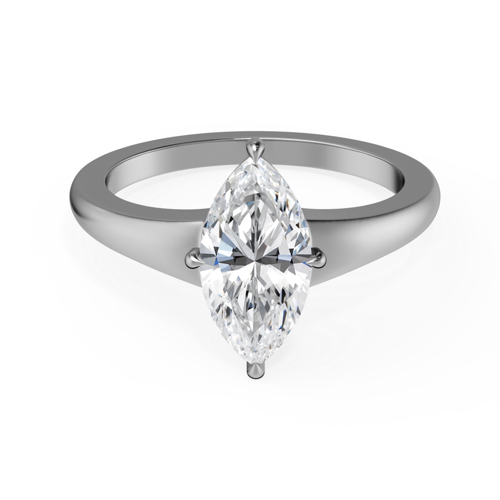 Gabrielle in 18k White Gold