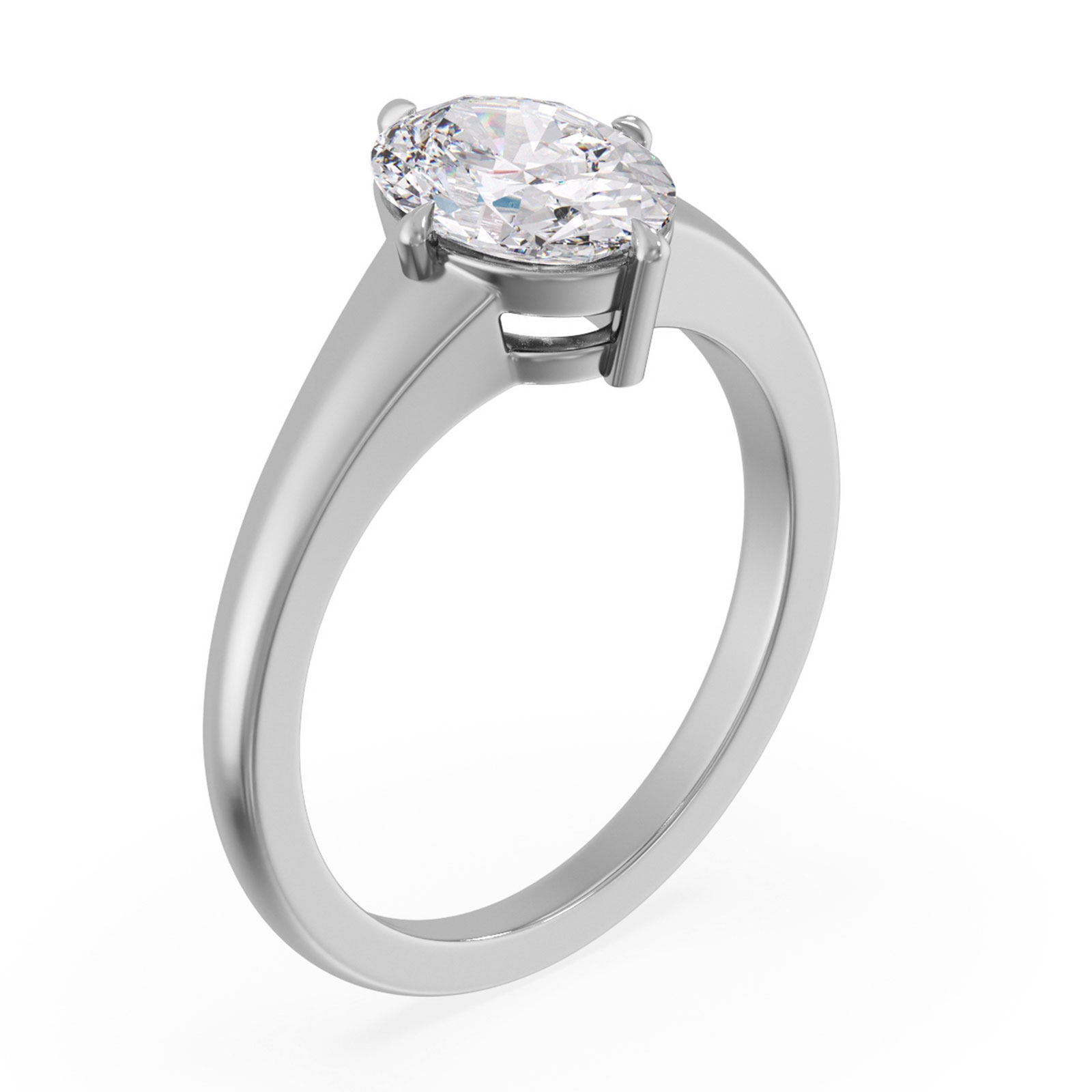 Camila in 18k White Gold — view 2