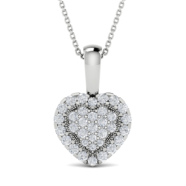 Pansy in 18k White Gold