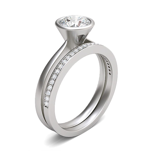 Heather in 18k White Gold