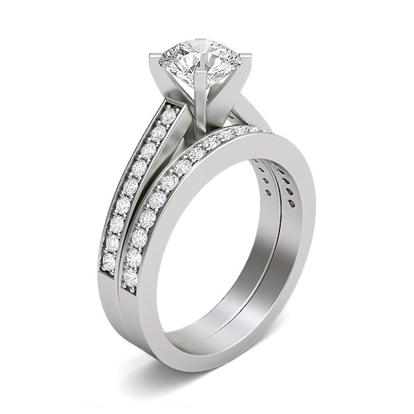 Janie in 18k White Gold