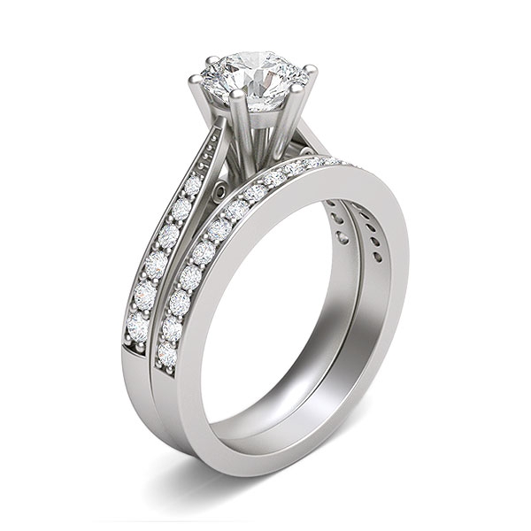 Tessa in 18k White Gold