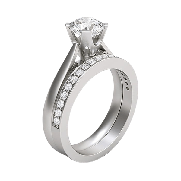 Selena in 18k White Gold