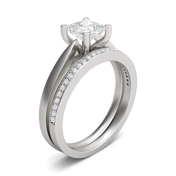 Stacia in 18k White Gold