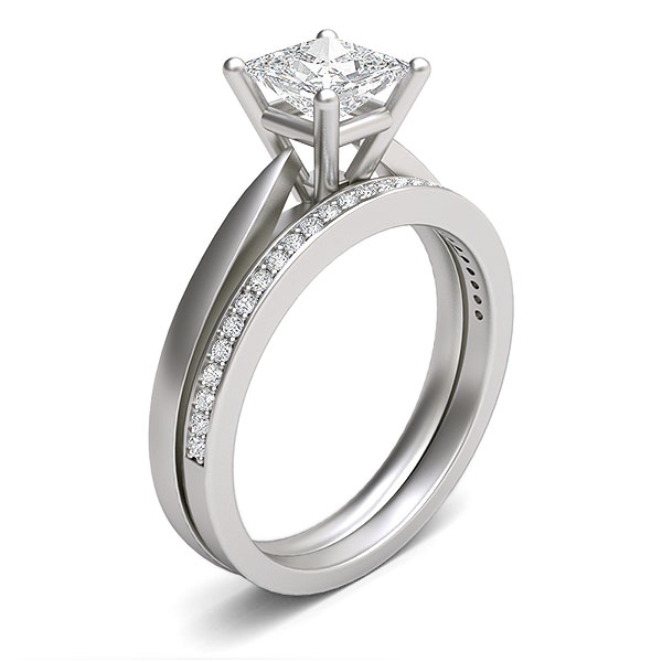Alisha in 18k White Gold