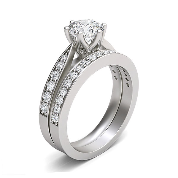Eve in 18k White Gold