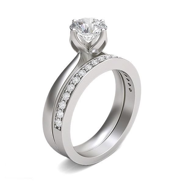 Camryn in 18k White Gold